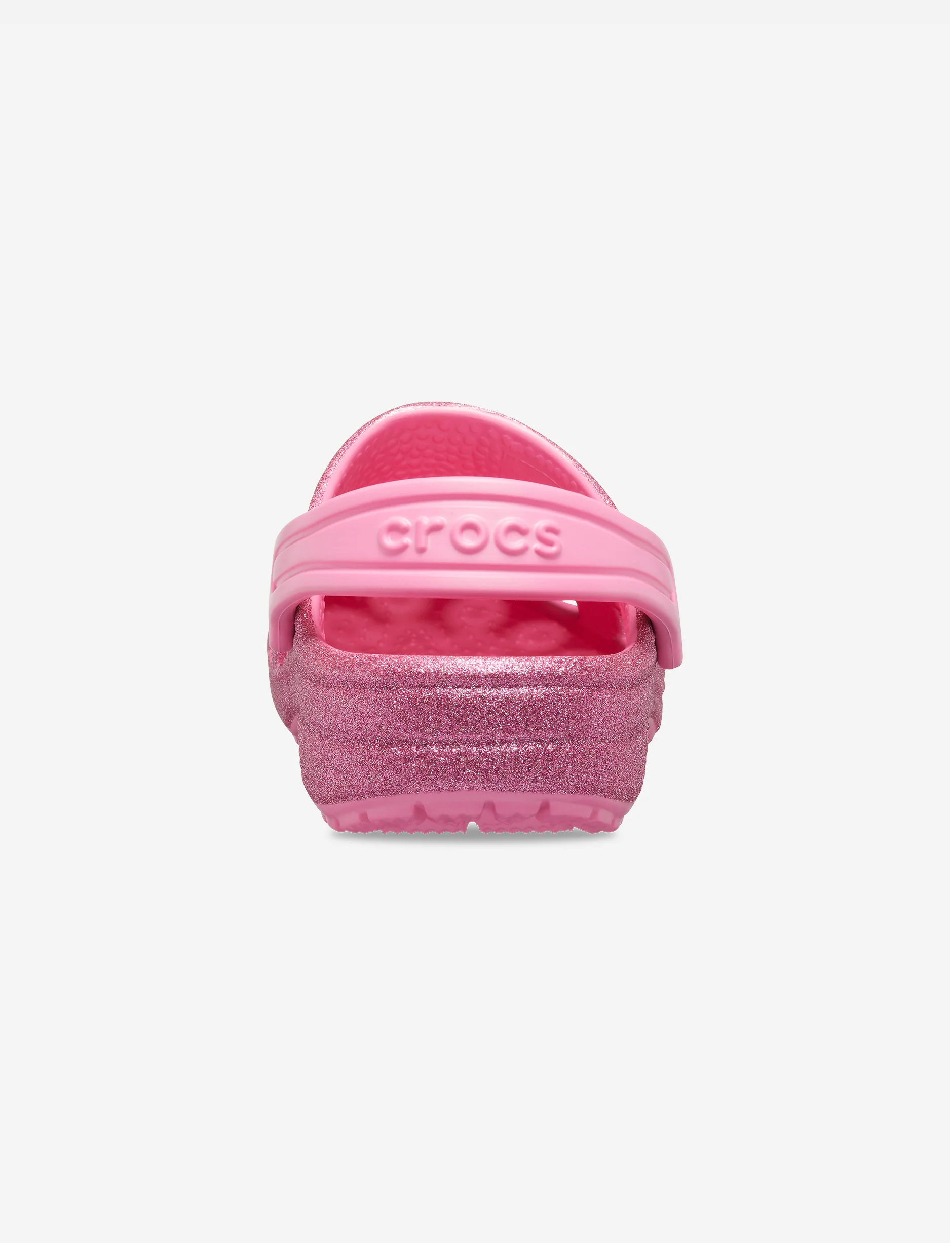 Crocs Classic Glitter Clog T - כפכף קרוקס קלאסי לילדות מידות קטנות בצבע ורוד בהדפס נצנצים - Image 6