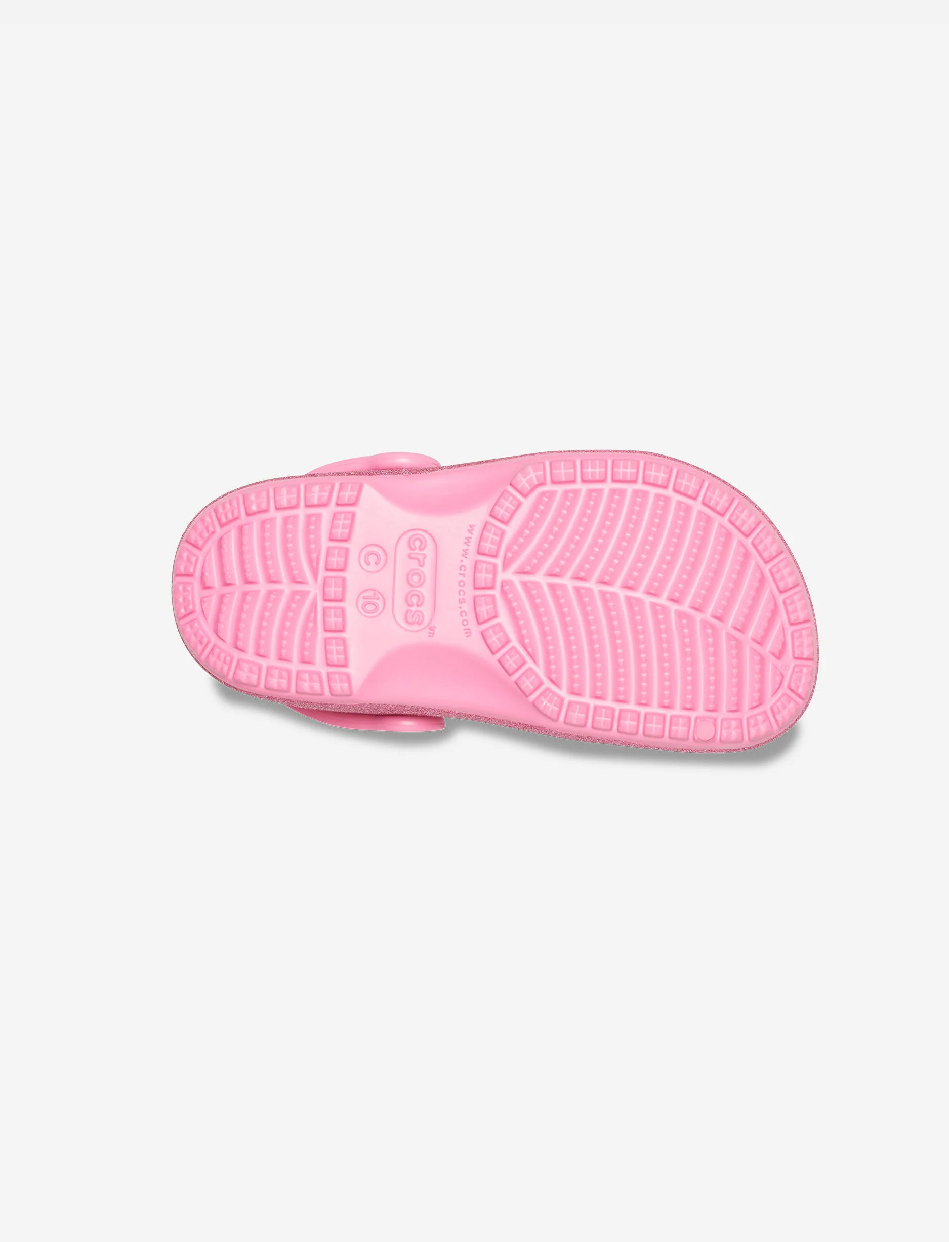Crocs Classic Glitter Clog T - כפכף קרוקס קלאסי לילדות מידות קטנות בצבע ורוד בהדפס נצנצים - Image 7