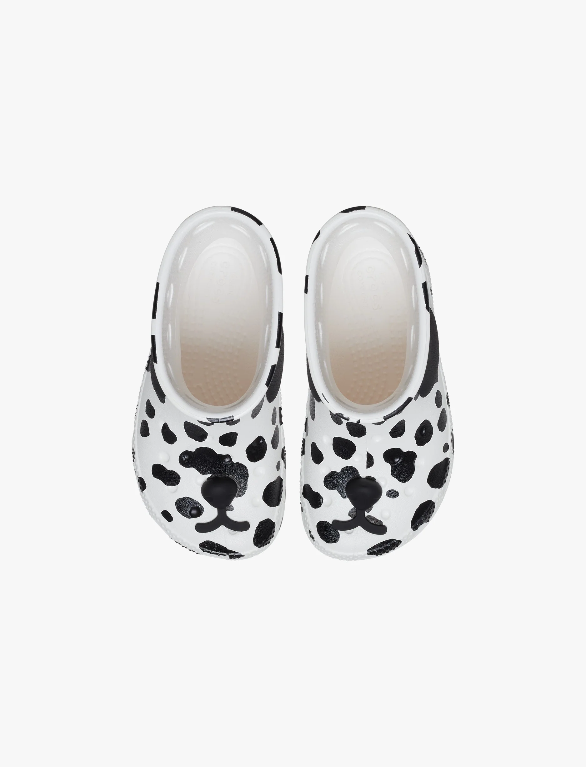 Crocs Classic I AM Dalmatian Boot T - מגפי קרוקס לילדים בהדפס דלמטים בצבע לבן/שחור - Image 6