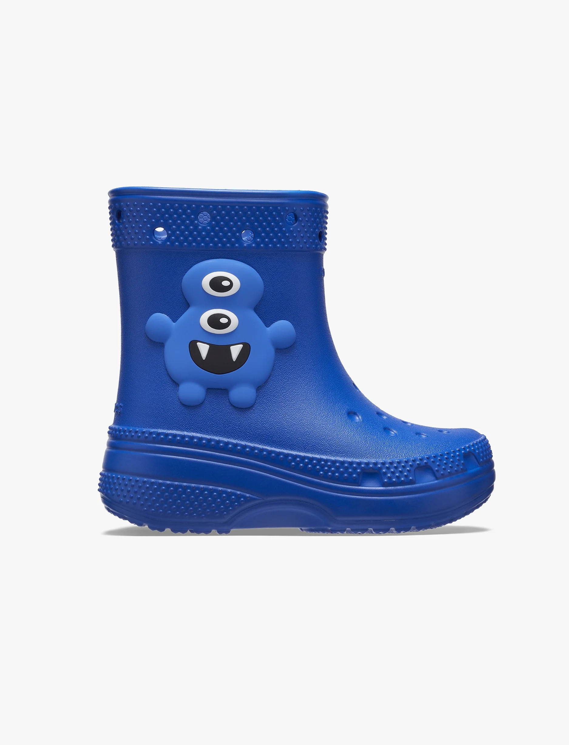 Crocs Classic I AM Monster Boot T - מגפי קרוקס לילדים בצבע כחול בהדפס המפלצות - Image 2