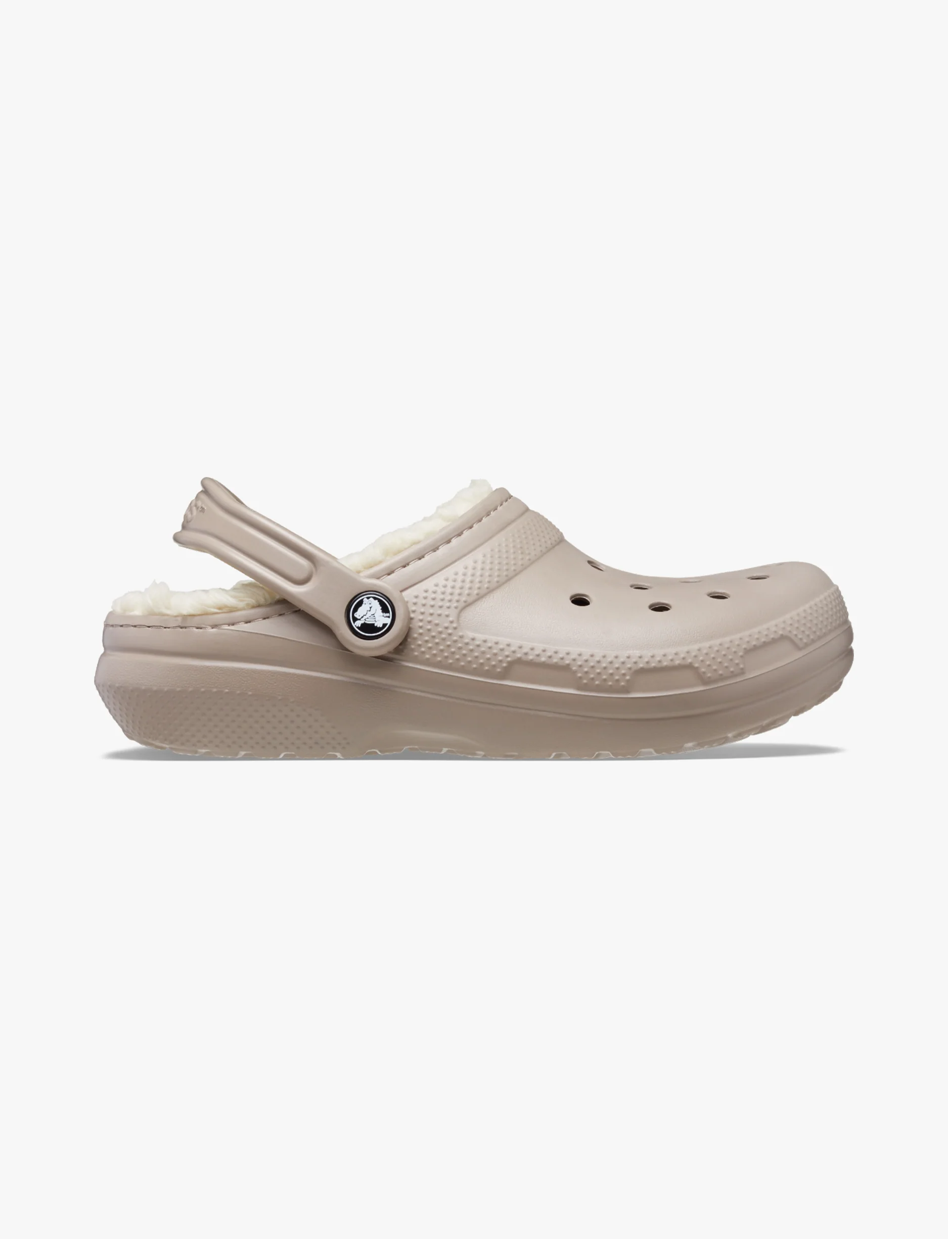Crocs Classic Lined Clog - כפכפים פרוותיים קרוקס בצבע משרום/בון - Image 2
