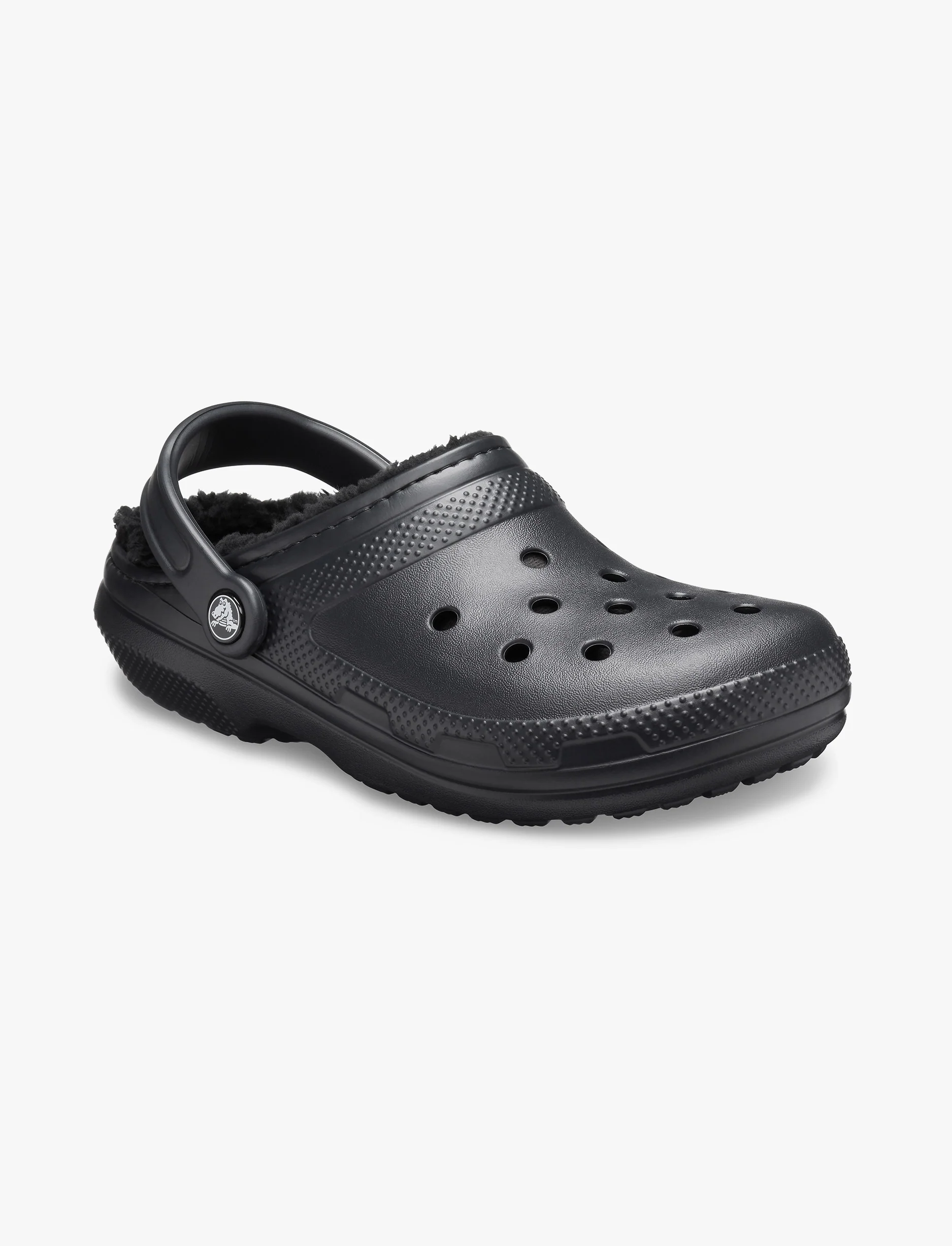 Crocs Classic Lined Clog - כפכפים פרוותיים קרוקס בצבע שחור - Image 3