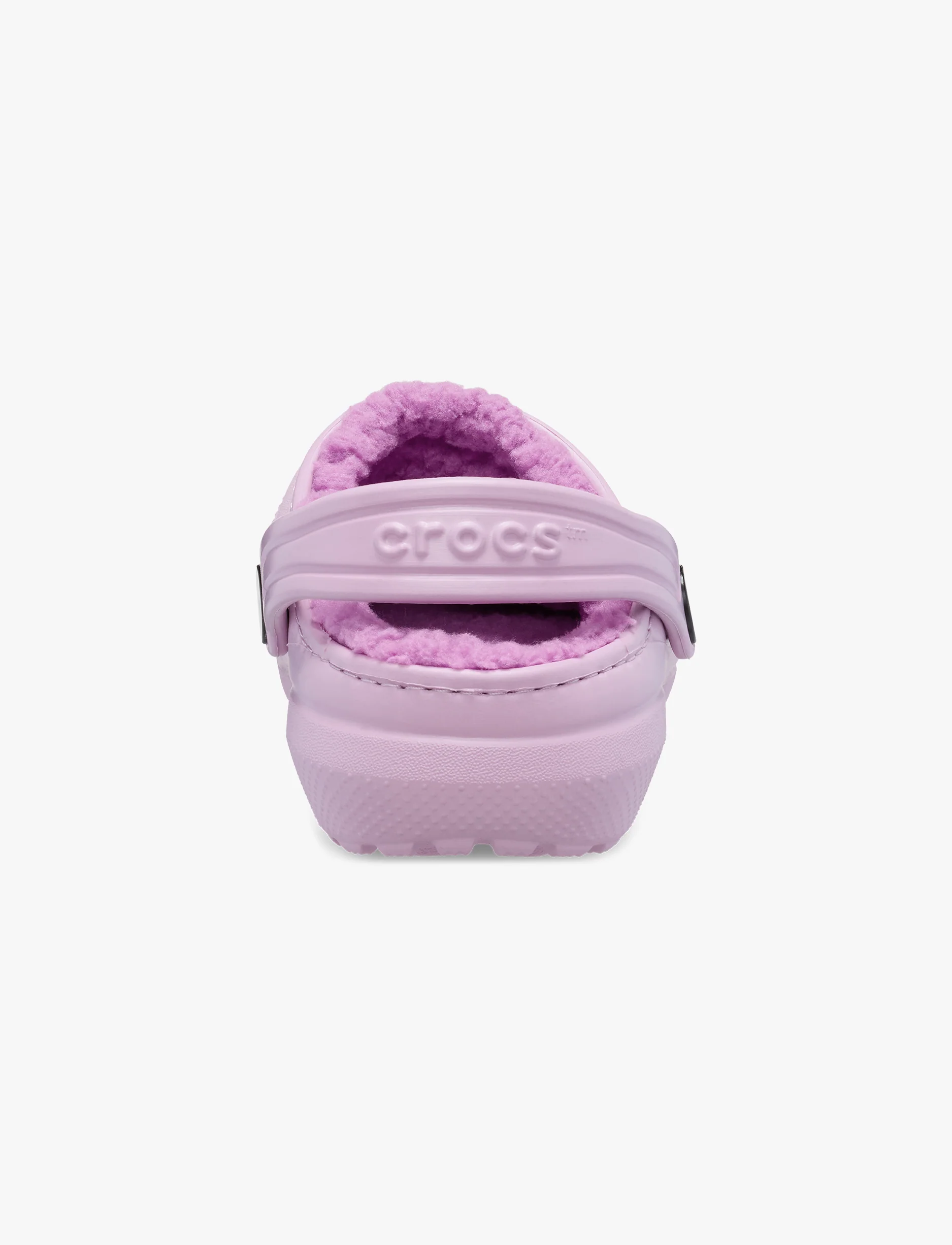 Crocs Classic Lined Clog T -  כפכפים פרוותיים קרוקס לילדים מידות קטנות בצבע ורוד/סגול - Image 5