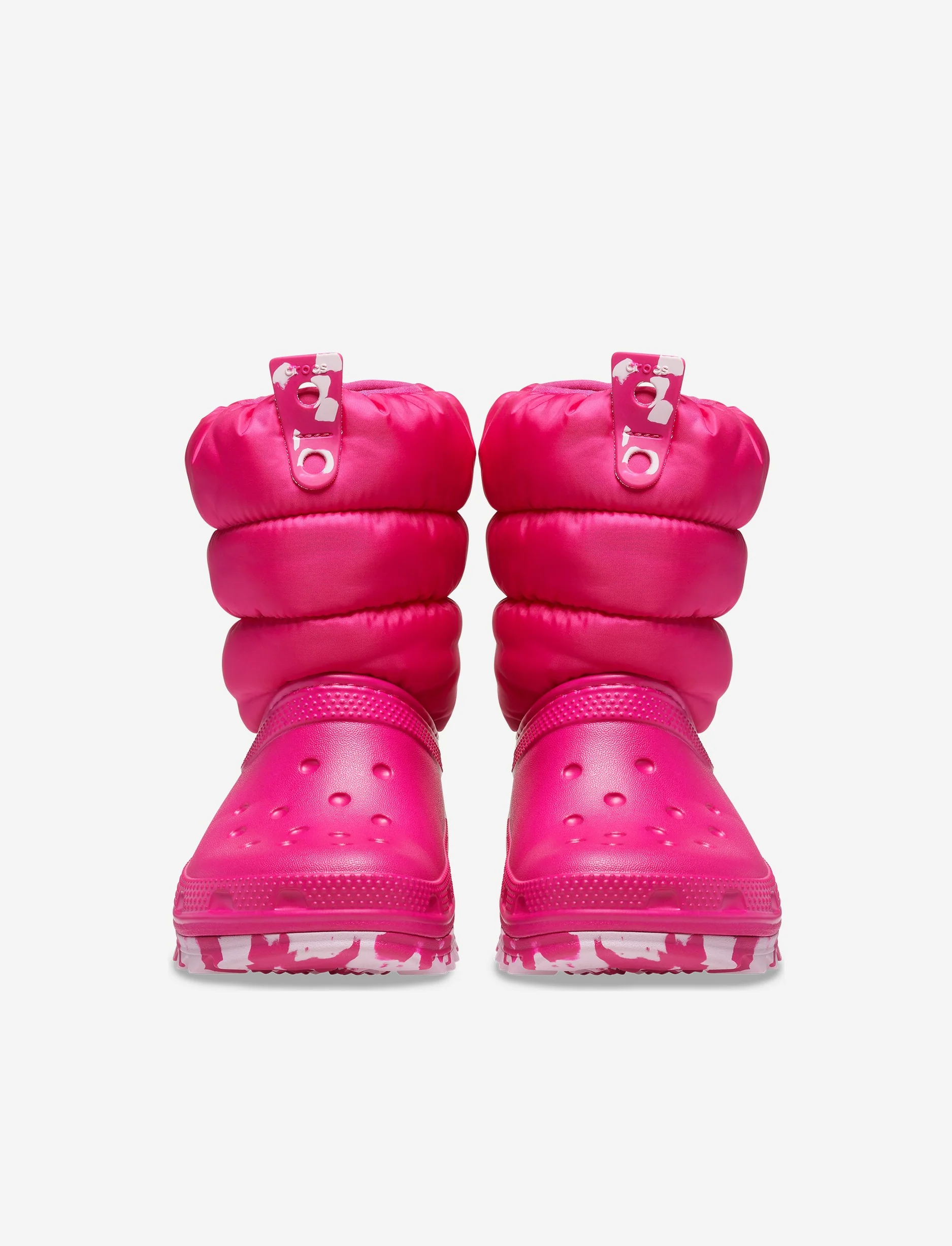 Crocs Classic Neo Puff Boot K - מגפיים לילדים קרוקס בצבע ורוד - Image 3