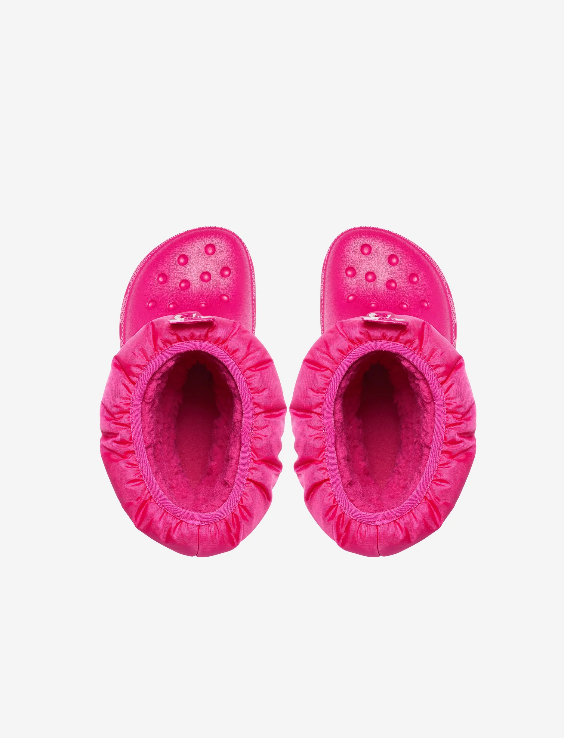 Crocs Classic Neo Puff Boot K - מגפיים לילדים קרוקס בצבע ורוד - Image 5