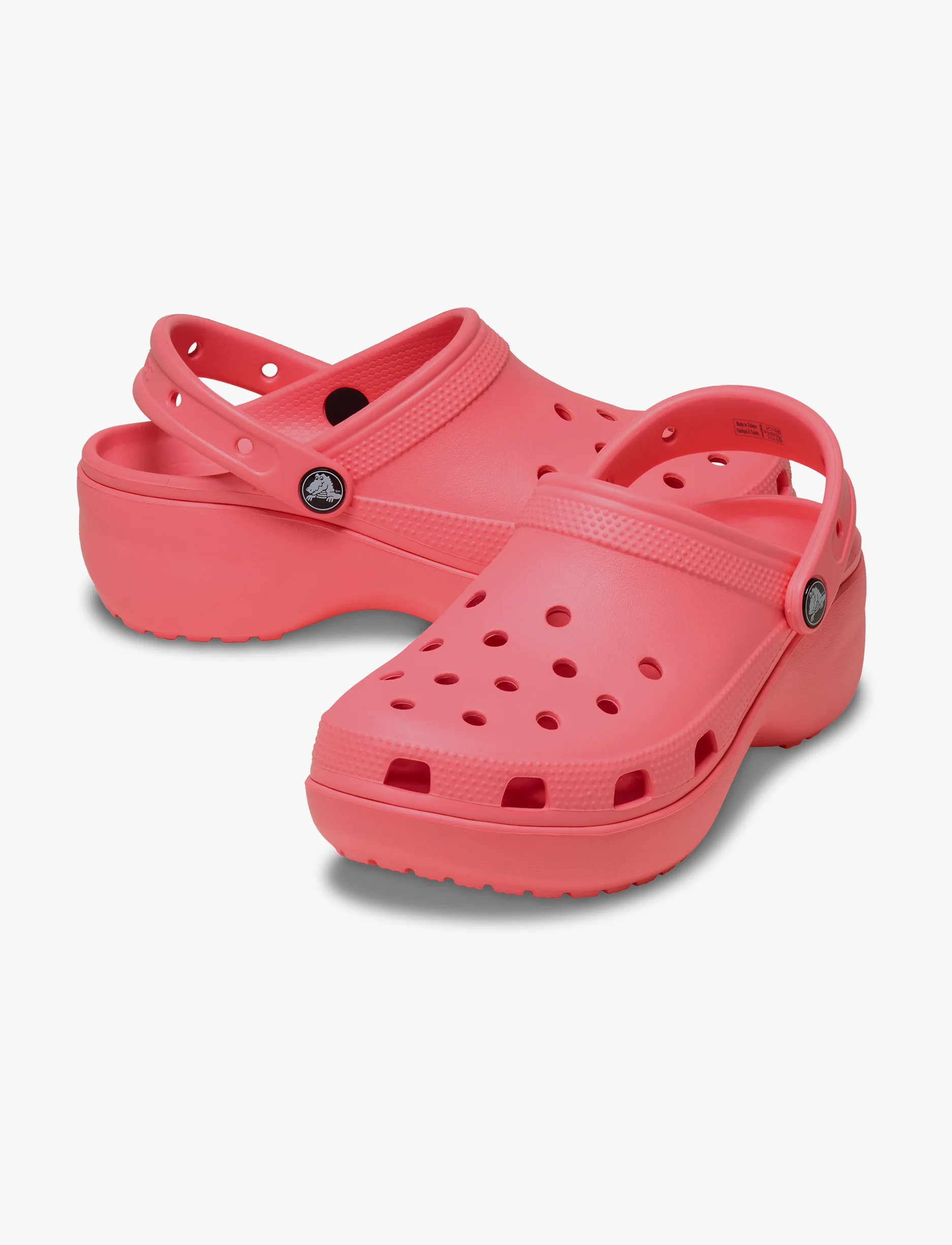 Crocs Classic Platform Clog - כפכפי פלטפורמה נשים קרוקס בצבע גויאבה - Image 3