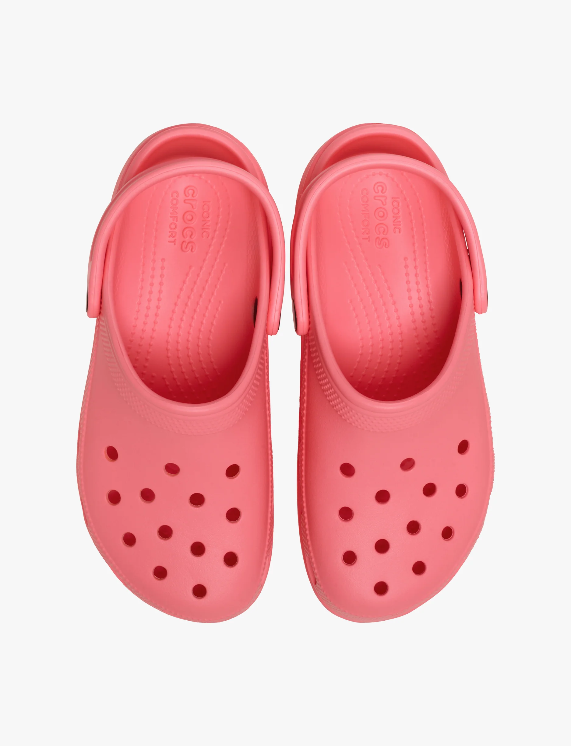 Crocs Classic Platform Clog - כפכפי פלטפורמה נשים קרוקס בצבע גויאבה - Image 4