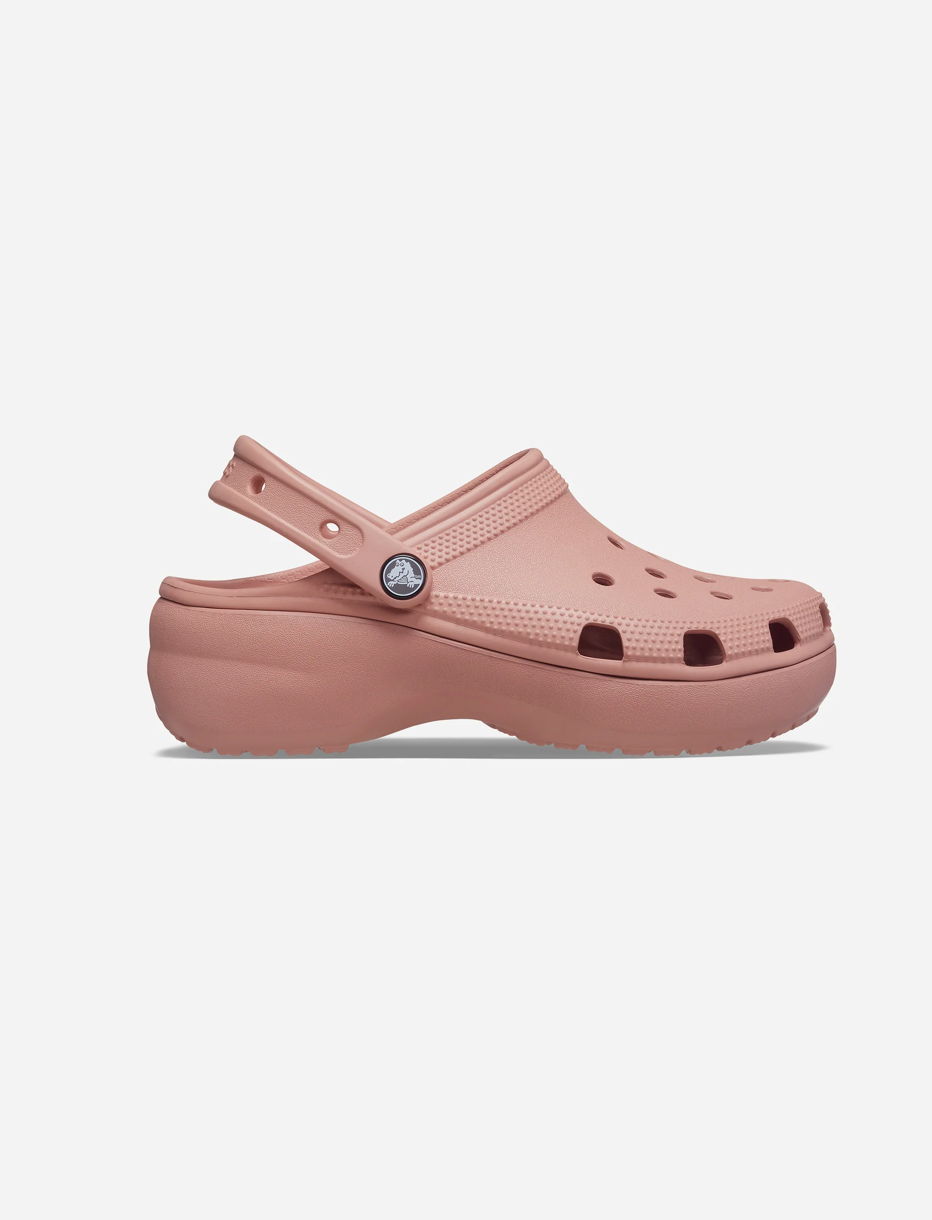 Crocs Classic Platform Clog - כפכפי פלטפורמה נשים קרוקס בצבע סומק בהיר - Image 2