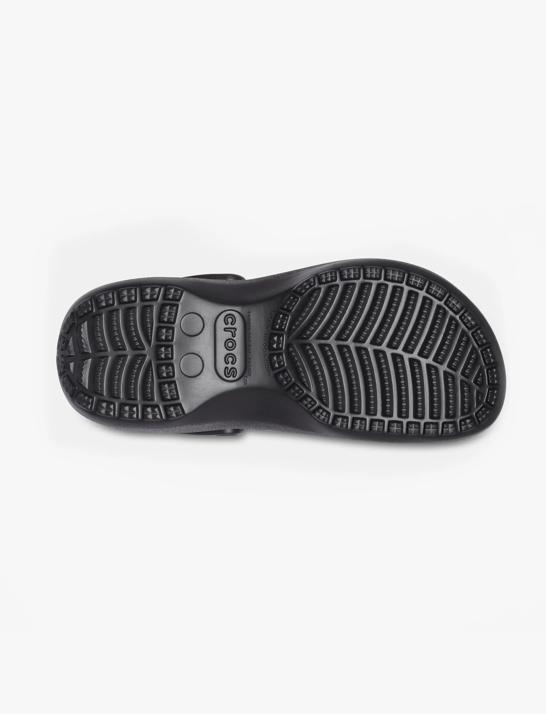 Crocs Classic Platform Clog - כפכפי פלטפורמה קרוקס לנשים בצבע שחור - Image 4