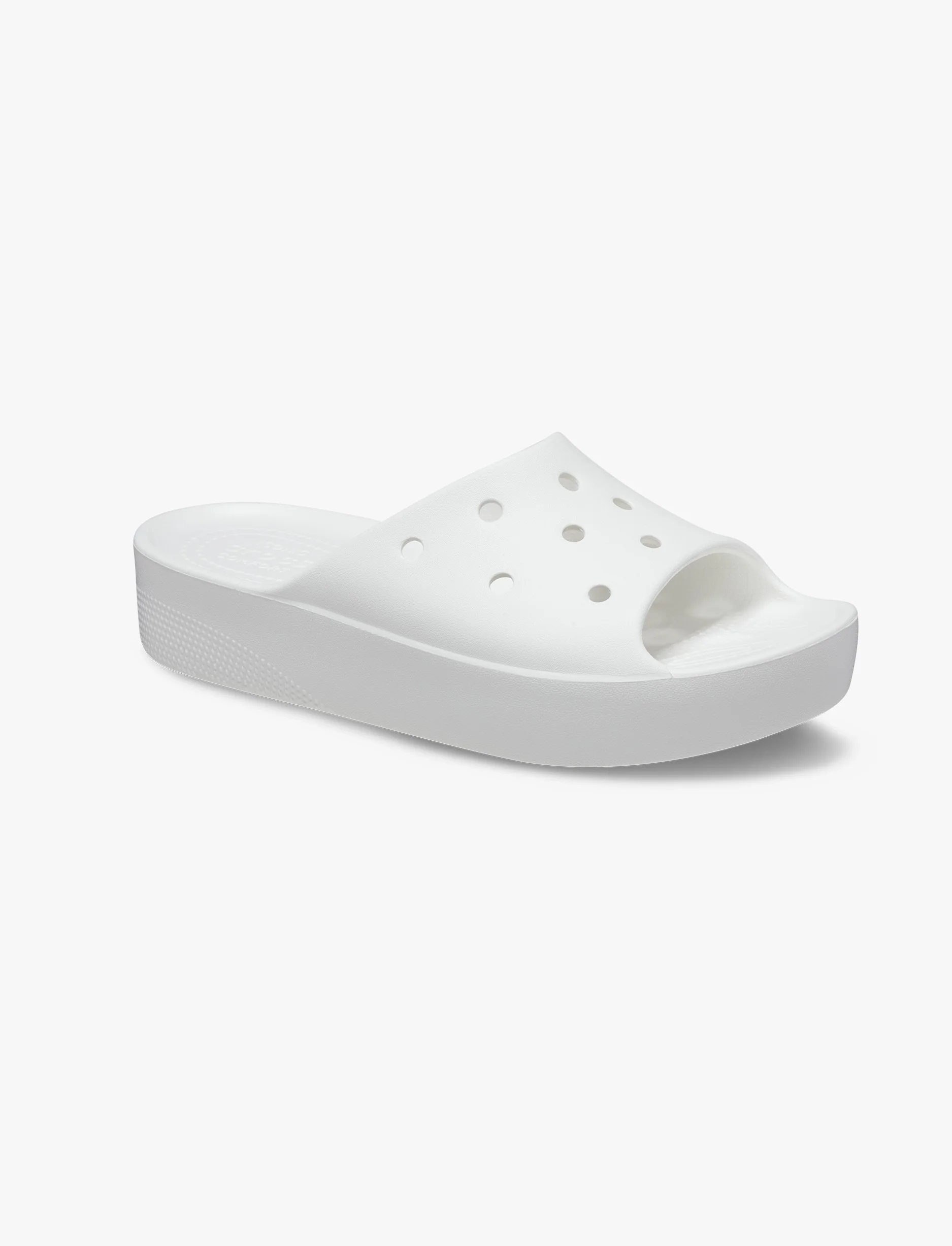 Crocs Classic Platform Slide - כפכפי סליייד פלטפורמה לנשים
