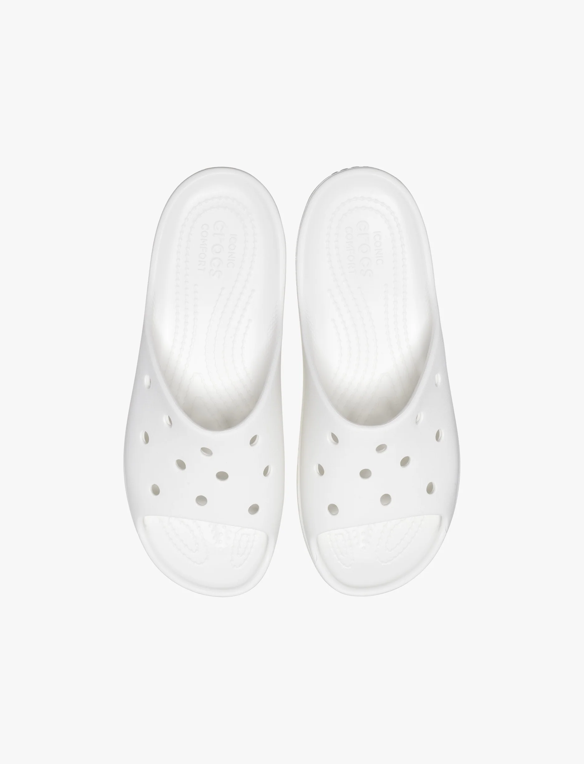 Crocs Classic Platform Slide - כפכפי סליייד פלטפורמה לנשים - Image 3