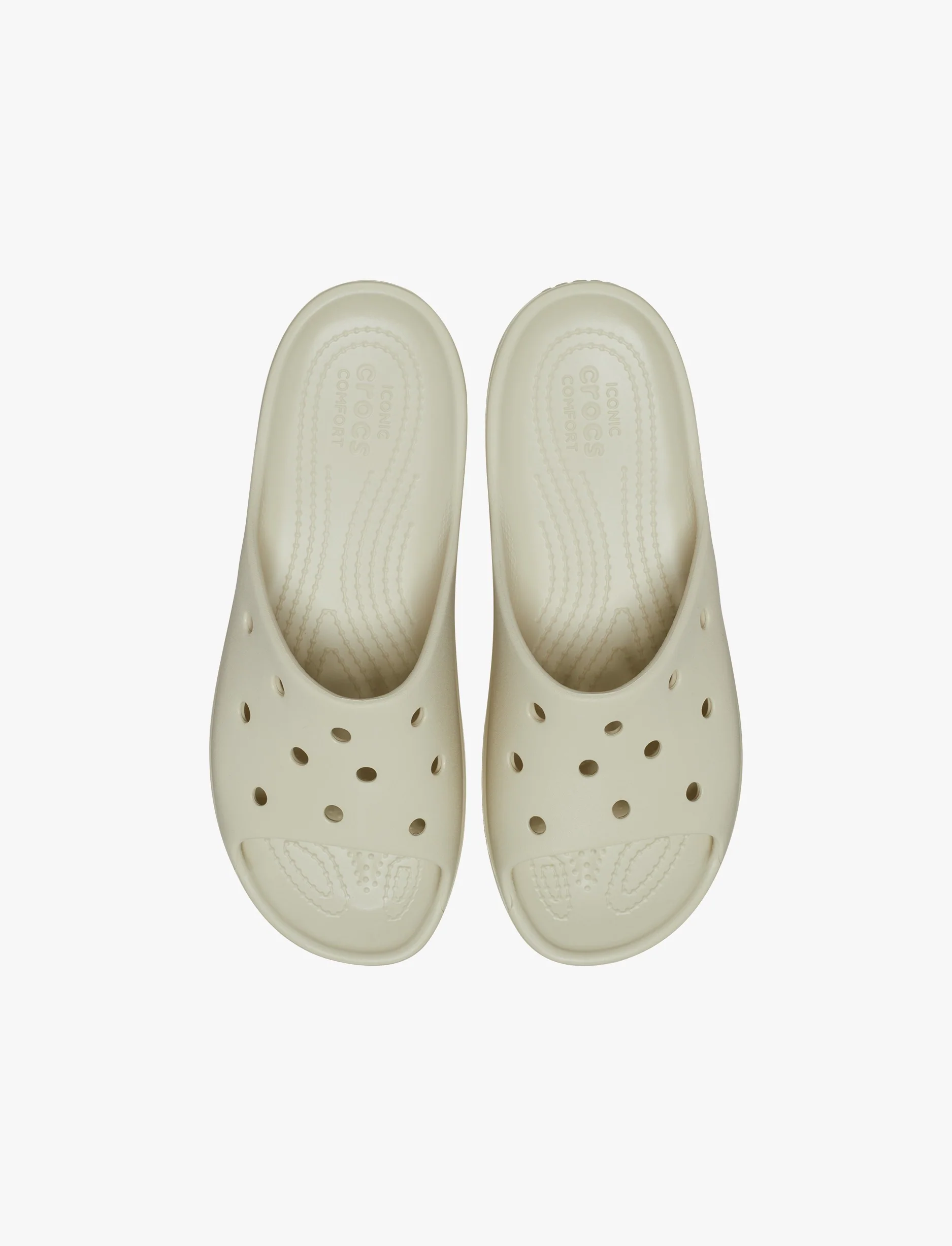 Crocs Classic Platform Slide - כפכפי סליייד פלטפורמה לנשים - Image 3