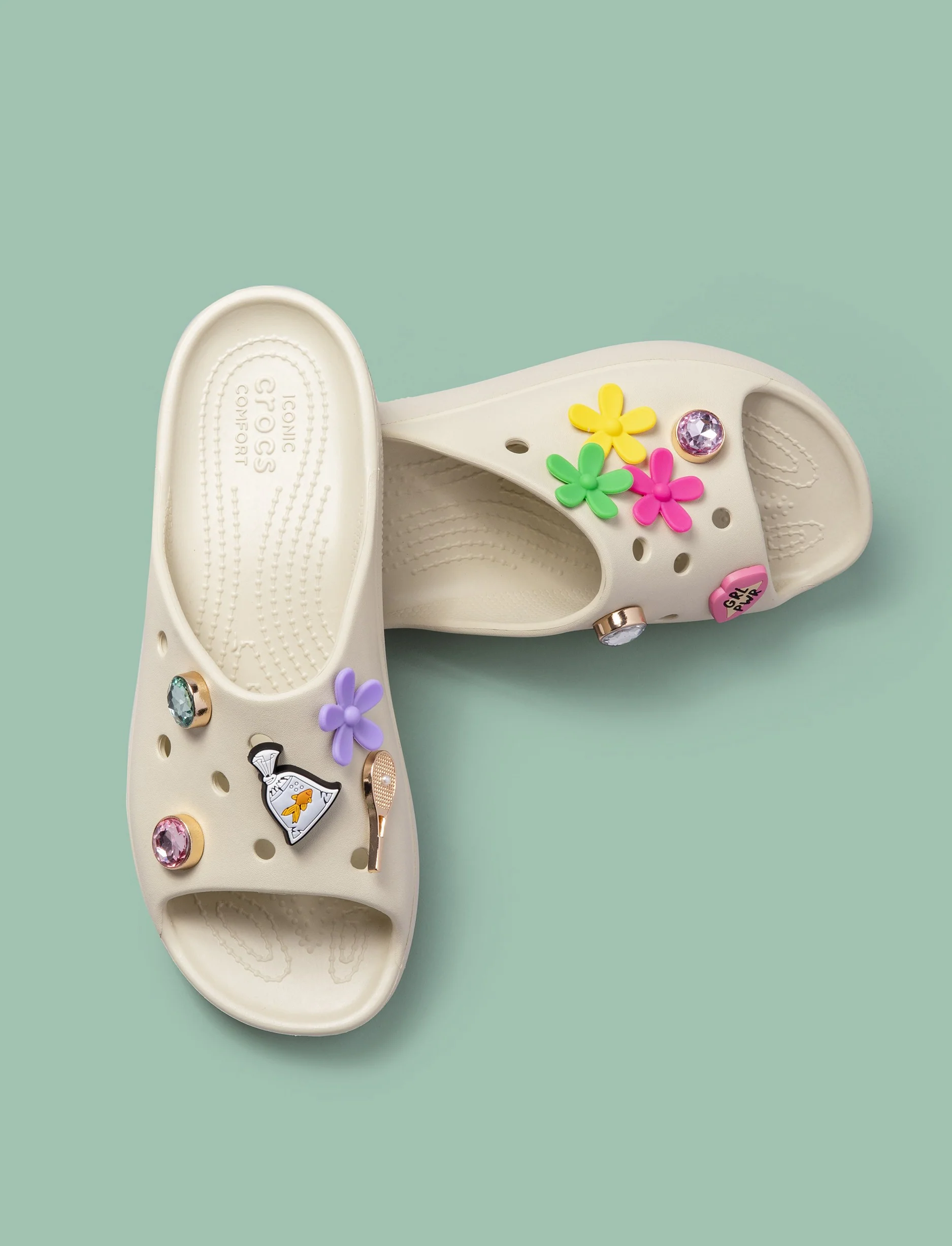 Crocs Classic Platform Slide - כפכפי סליייד פלטפורמה לנשים - Image 6
