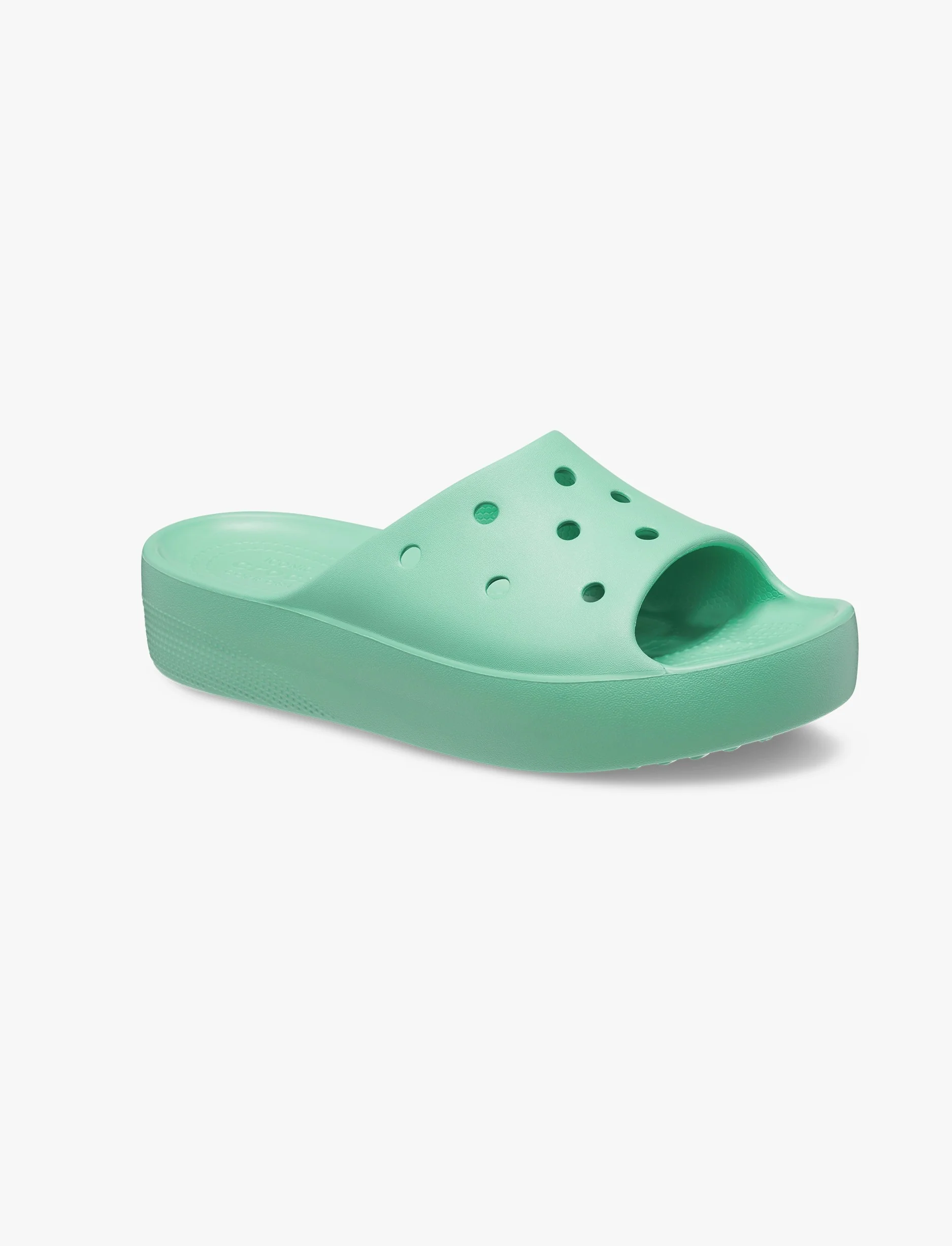 Crocs Classic Platform Slide - כפכפי סליייד פלטפורמה לנשים - Image 3