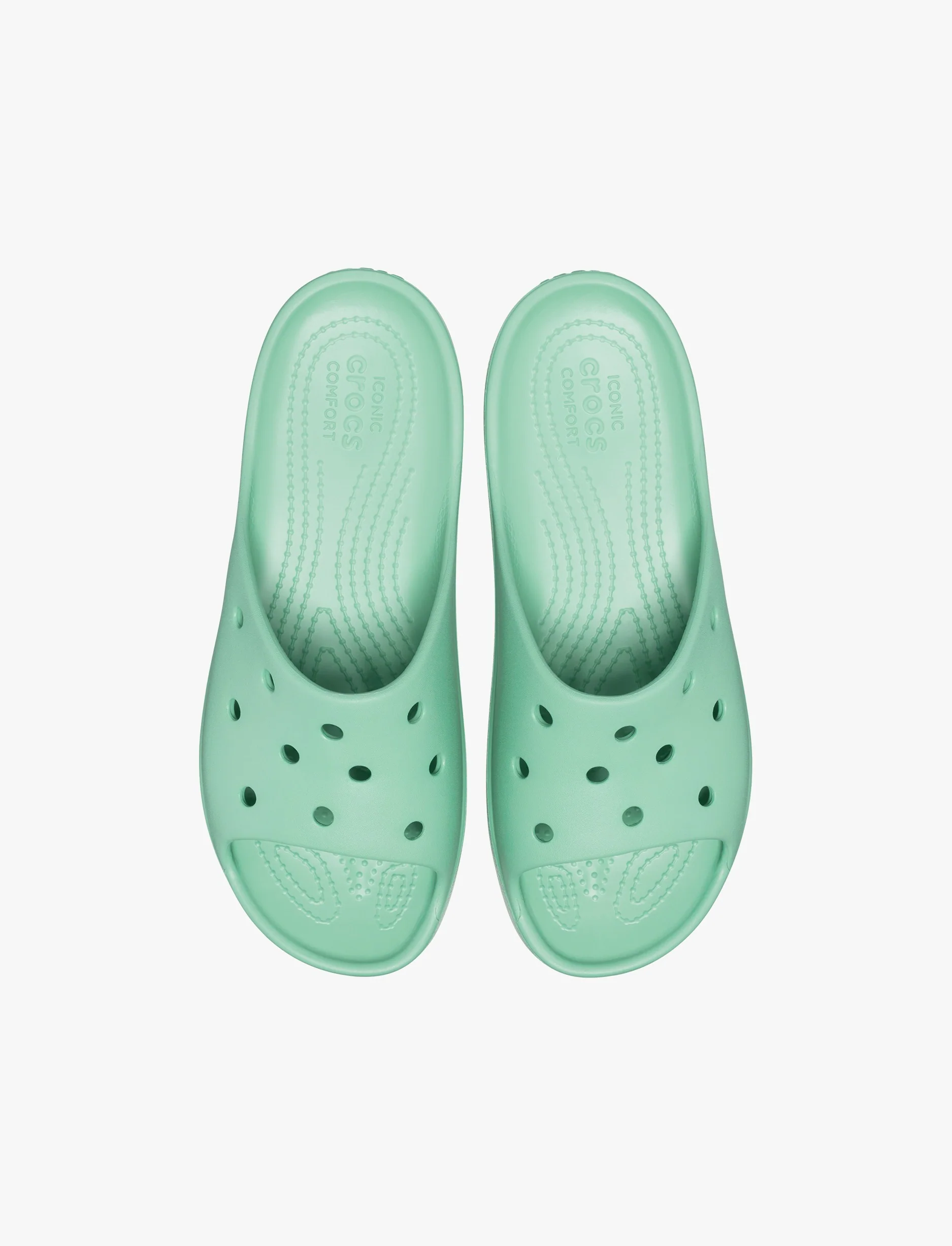 Crocs Classic Platform Slide - כפכפי סליייד פלטפורמה לנשים - Image 5