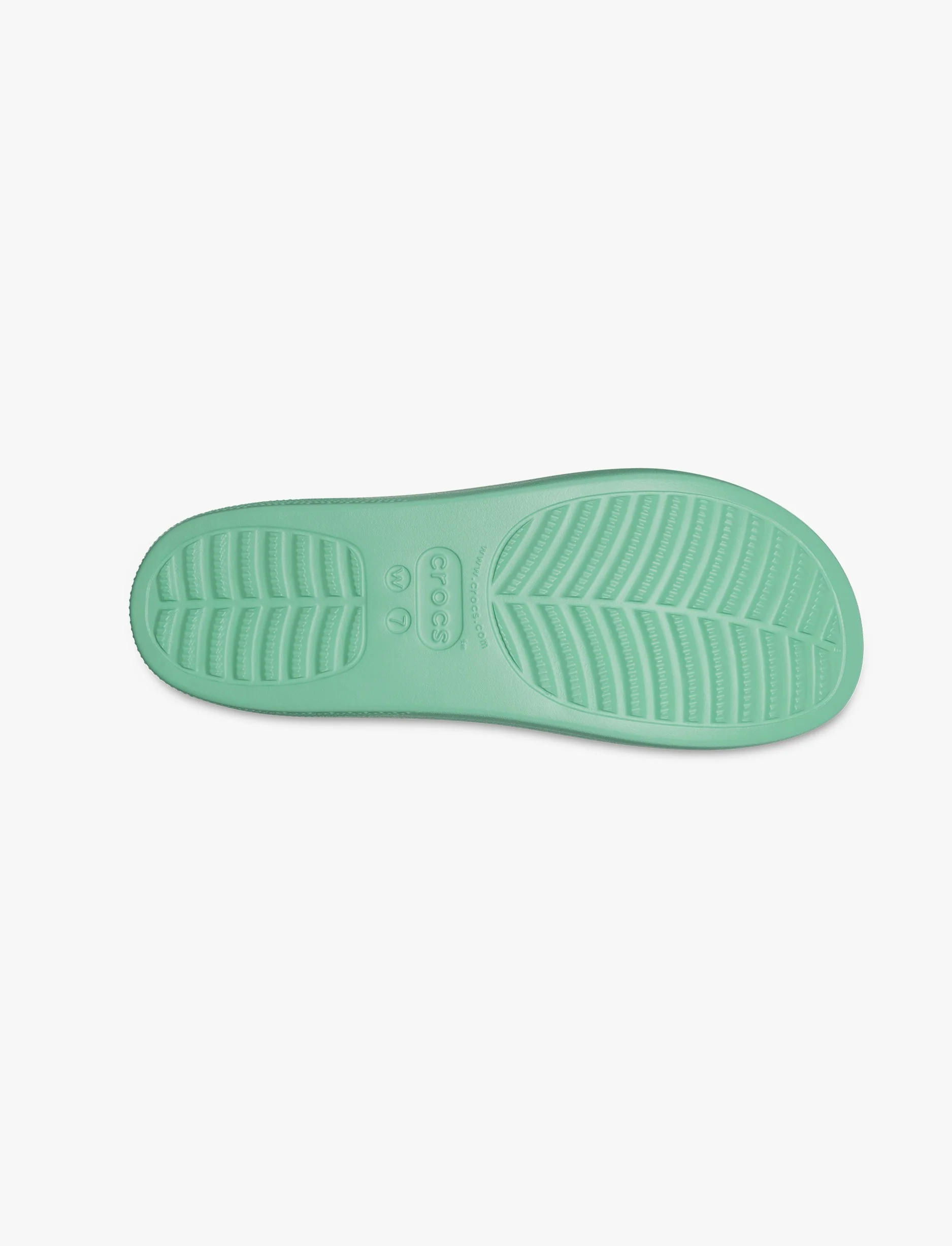 Crocs Classic Platform Slide - כפכפי סליייד פלטפורמה לנשים - Image 8