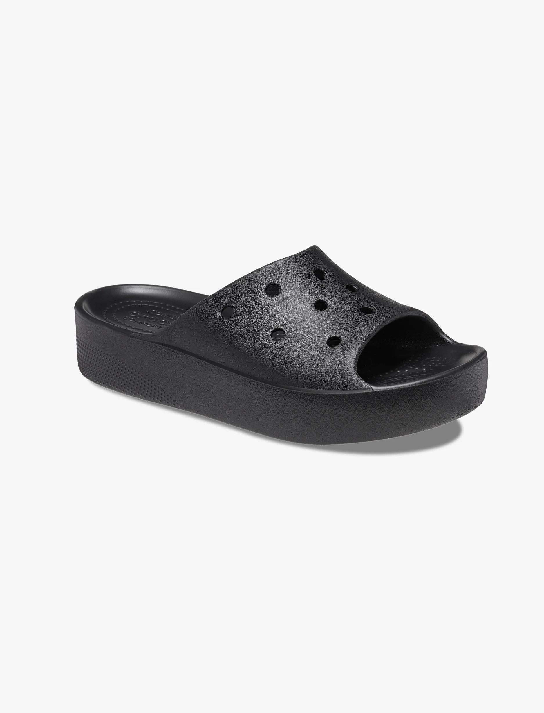 Crocs Classic Platform Slide - כפכפי סליייד פלטפורמה לנשים