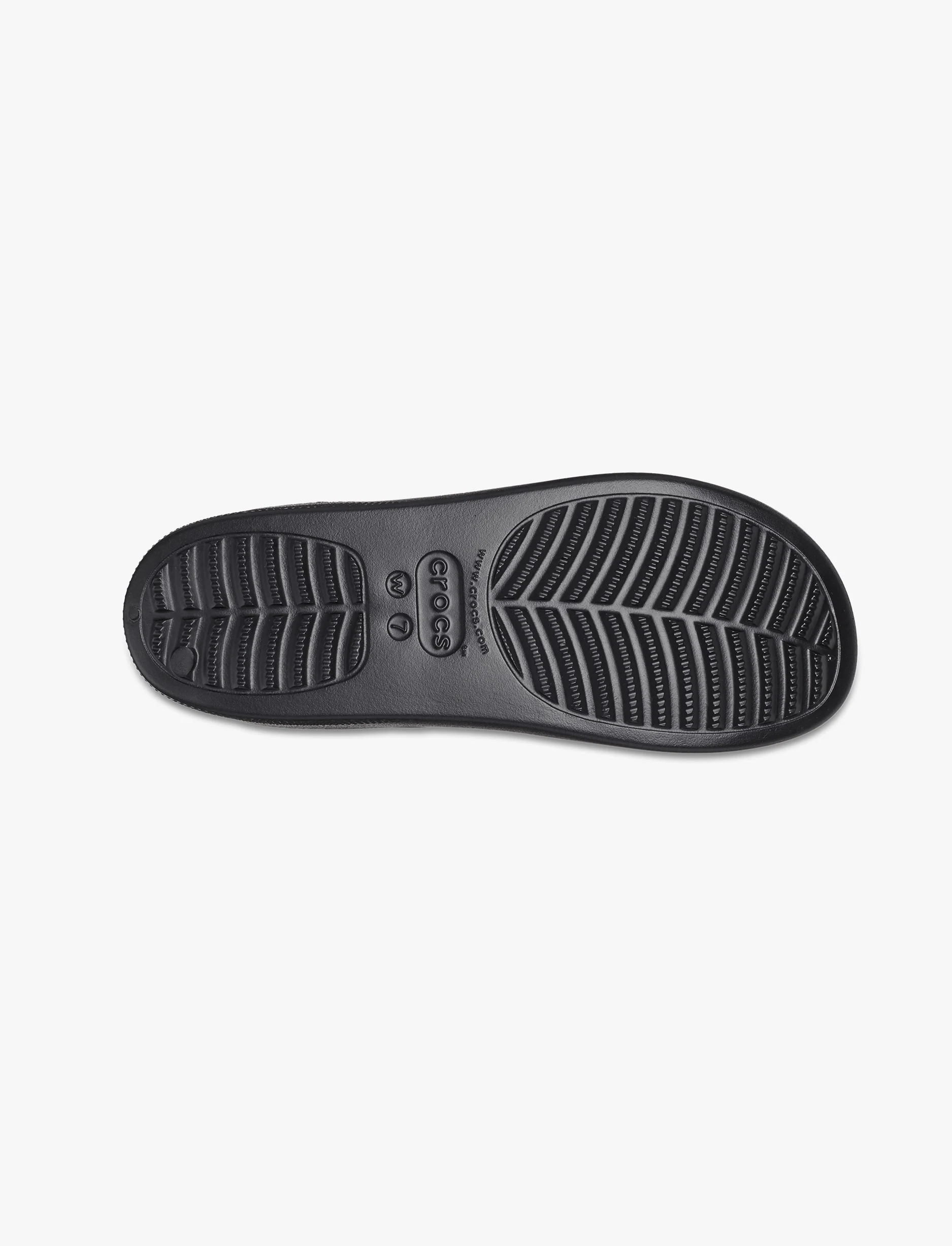 Crocs Classic Platform Slide - כפכפי סליייד פלטפורמה לנשים - Image 7