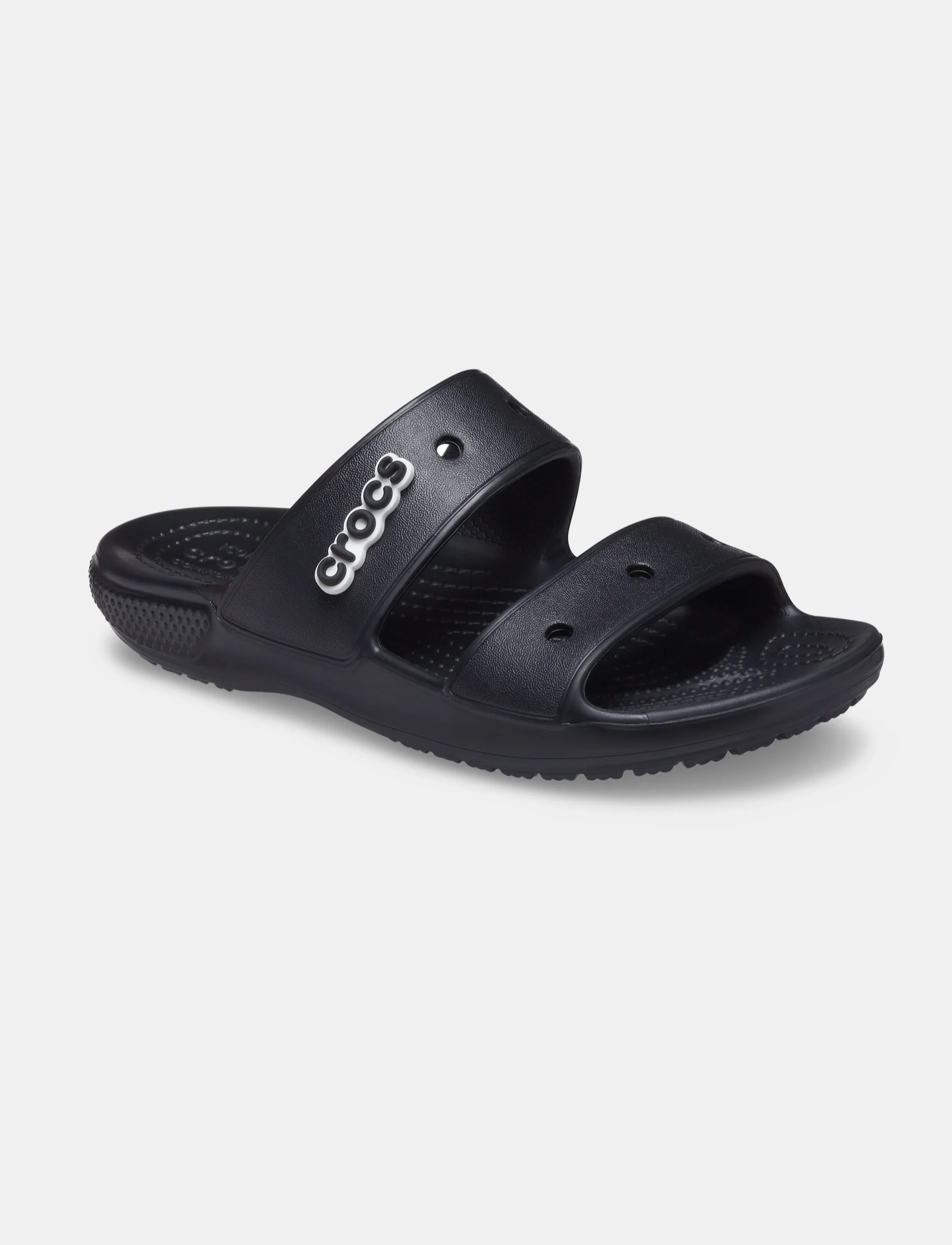 Crocs Classic Sandal - כפכפים לנשים קרוקס שתי רצועות בצבע שחור