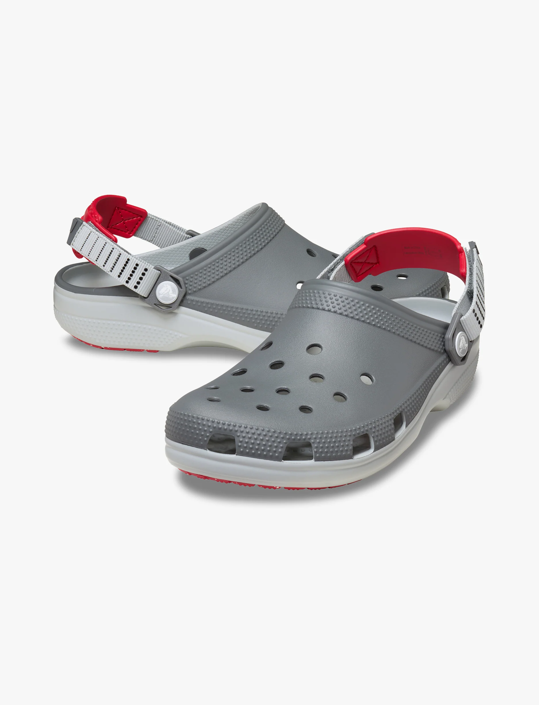 Crocs Classic Turbo Clog - כפכפי קלוג קרוקס טורבו בצבע אפור סלאט - Image 3