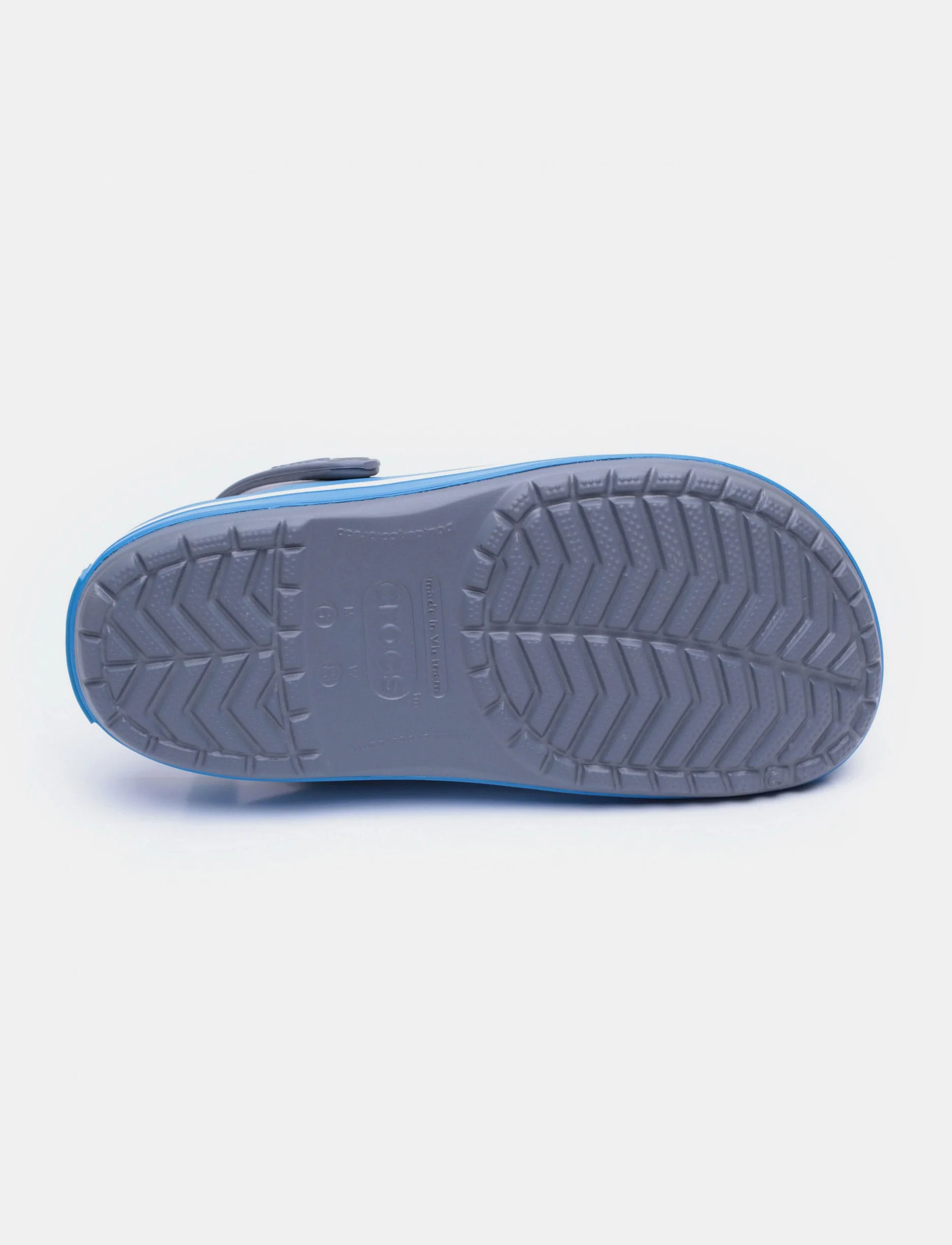 Crocs Crocband - נעלי קרוקס קרוקבנד בצבע אפור/תכלת - Image 4