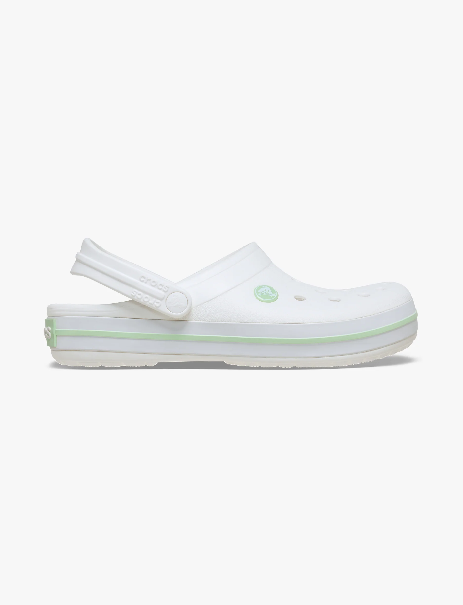 Crocs Crocband - נעלי קרוקס קרוקבנד בצבע לבן/ירוק שליו - Image 2