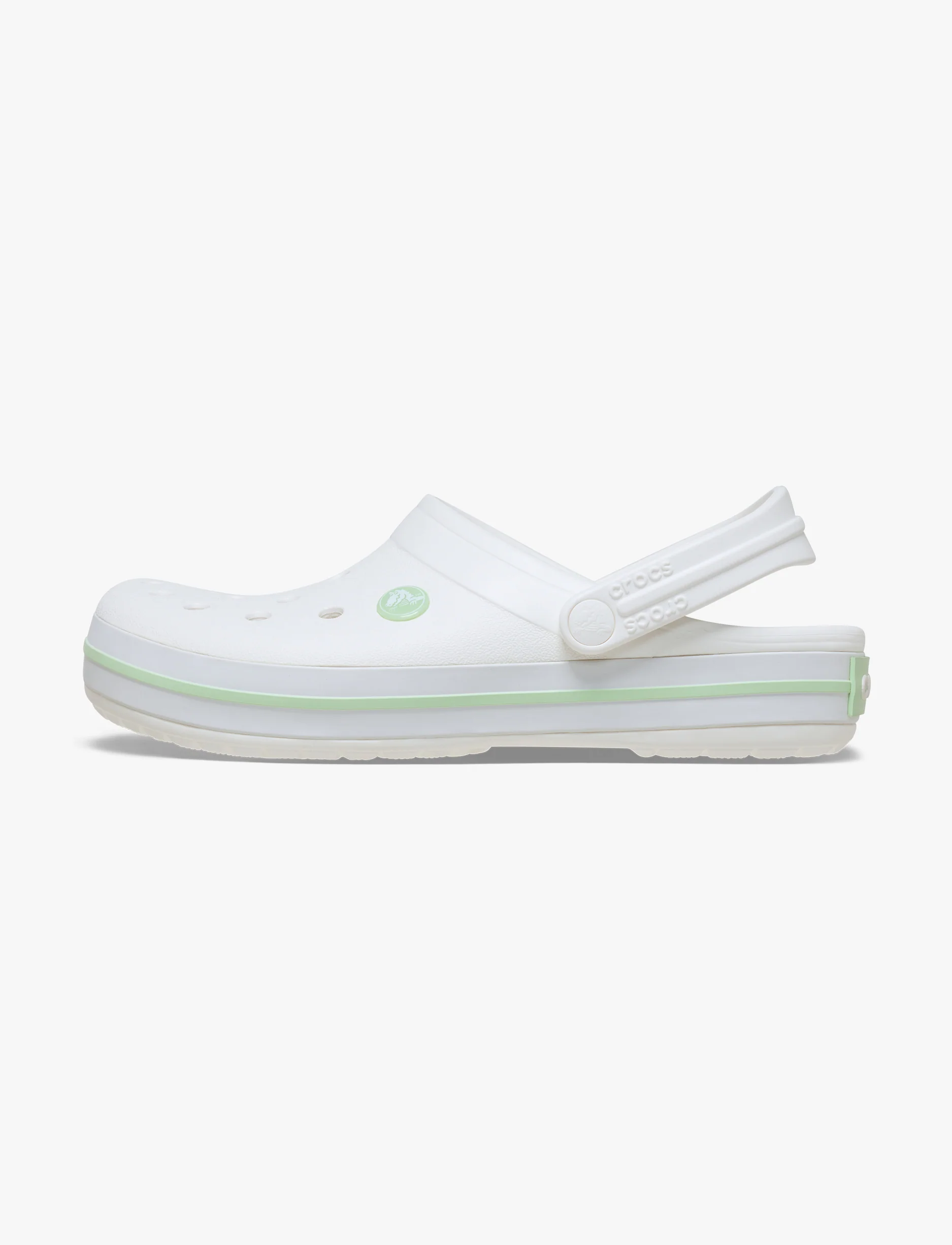 Crocs Crocband - נעלי קרוקס קרוקבנד בצבע לבן/ירוק שליו - Image 6