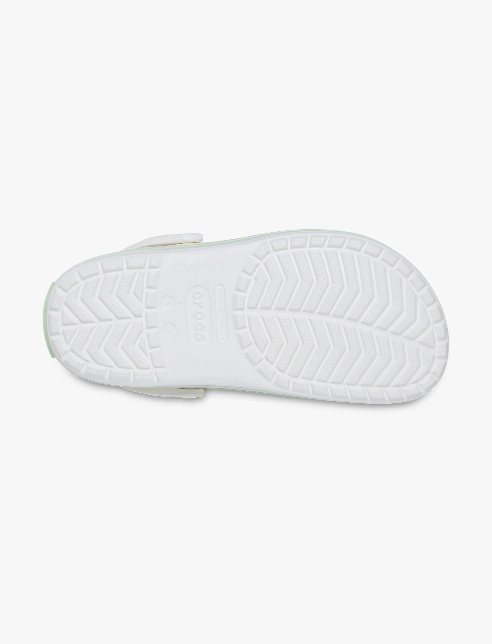 Crocs Crocband - נעלי קרוקס קרוקבנד בצבע לבן/ירוק שליו - Image 7