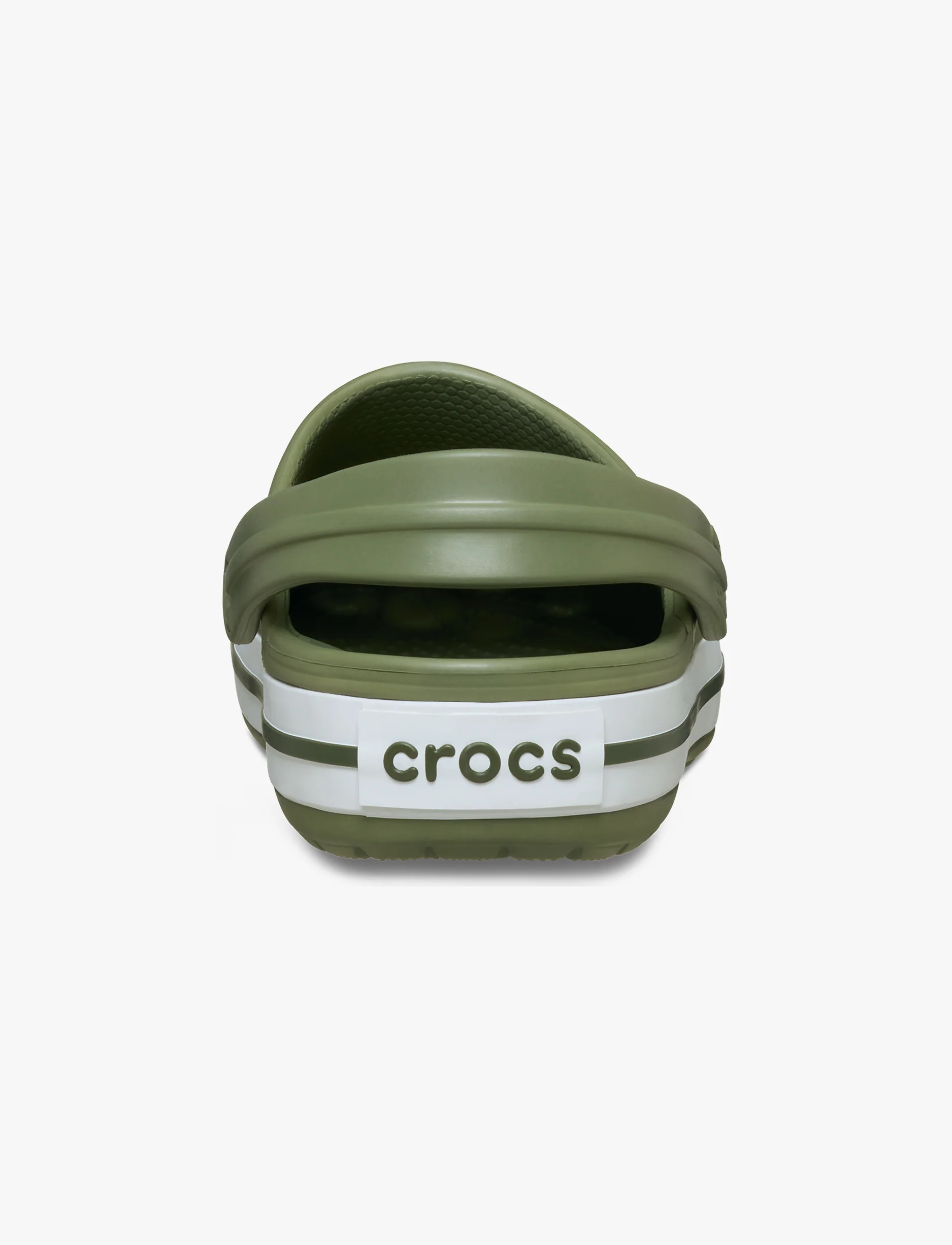 Crocs Crocband - כפכף קרוקס אוורירי בצבע ירוק-אפור קרגו - Image 6