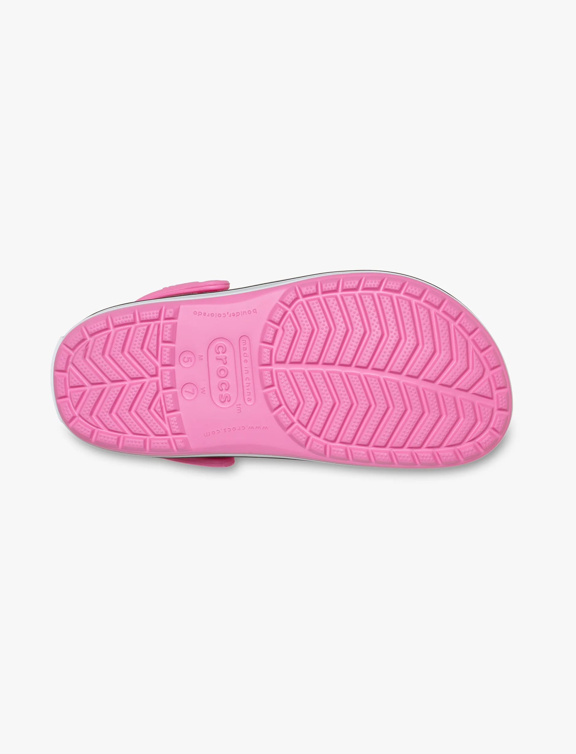 Crocs Crocband - כפכפים לנשים קרוקס קרוקבנד בצבע ורוד לימונדה - Image 6