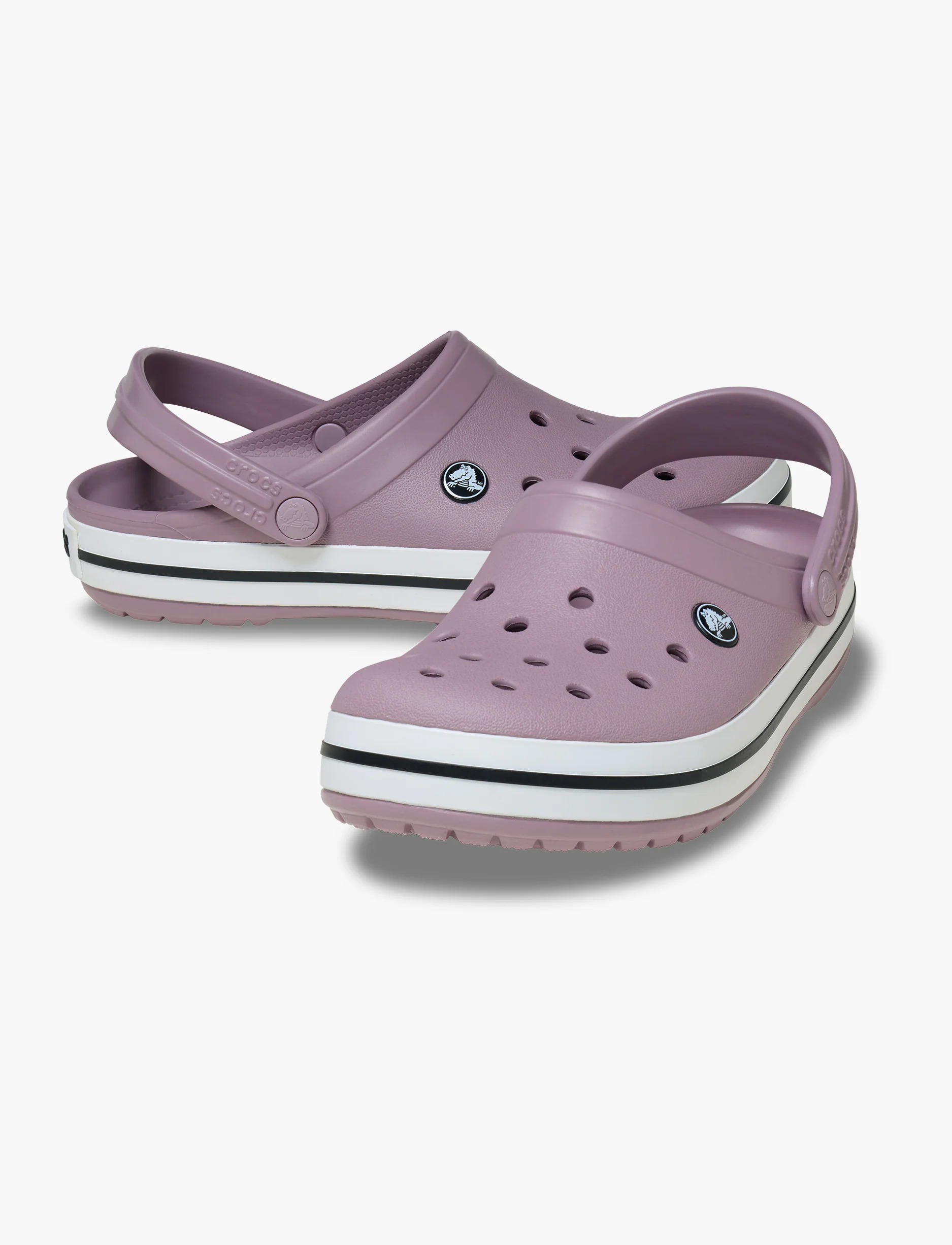 Crocs Crocband - כפכפים לנשים קרוקס קרוקבנד בצבע לילך מאובק - Image 3