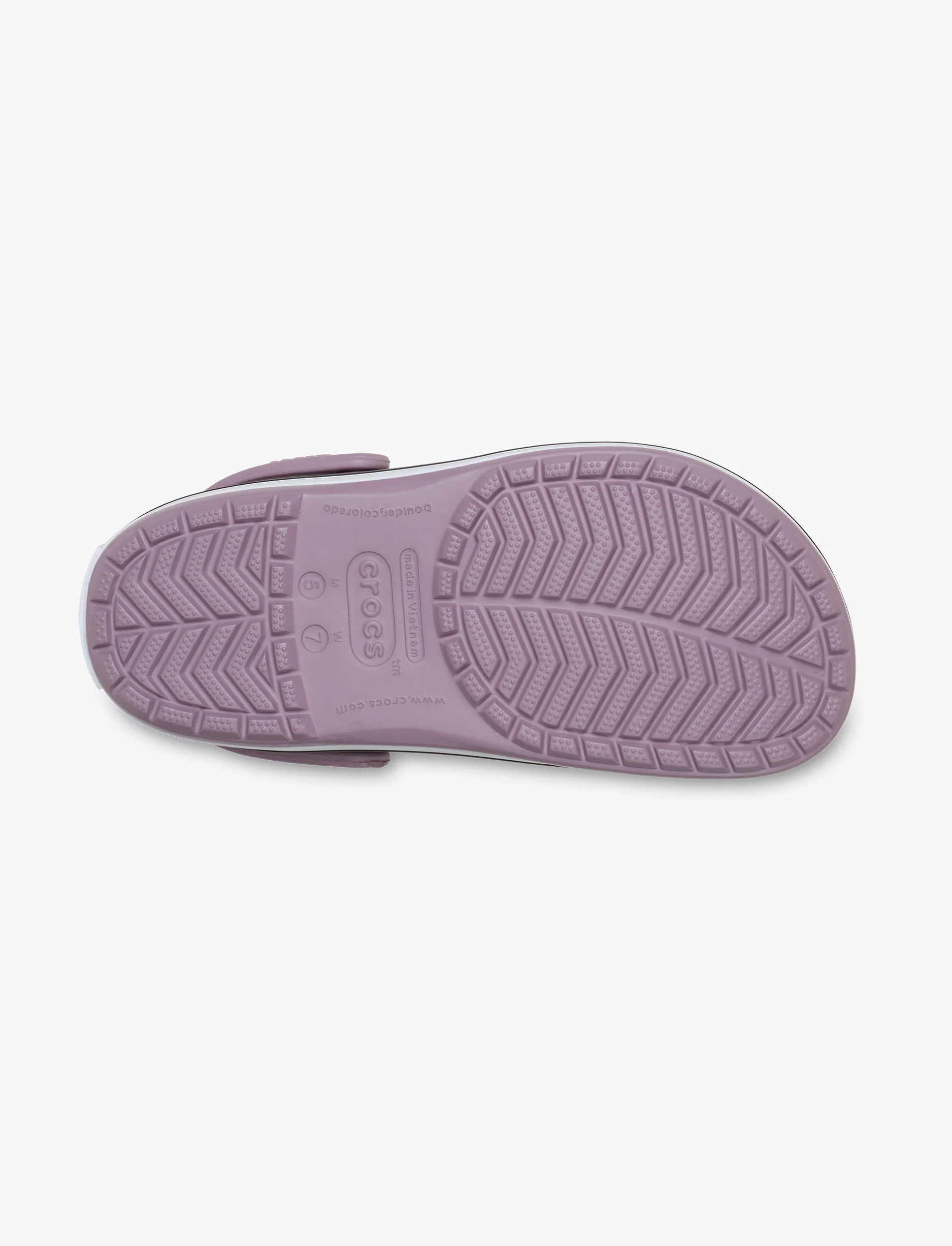 Crocs Crocband - כפכפים לנשים קרוקס קרוקבנד בצבע לילך מאובק - Image 6