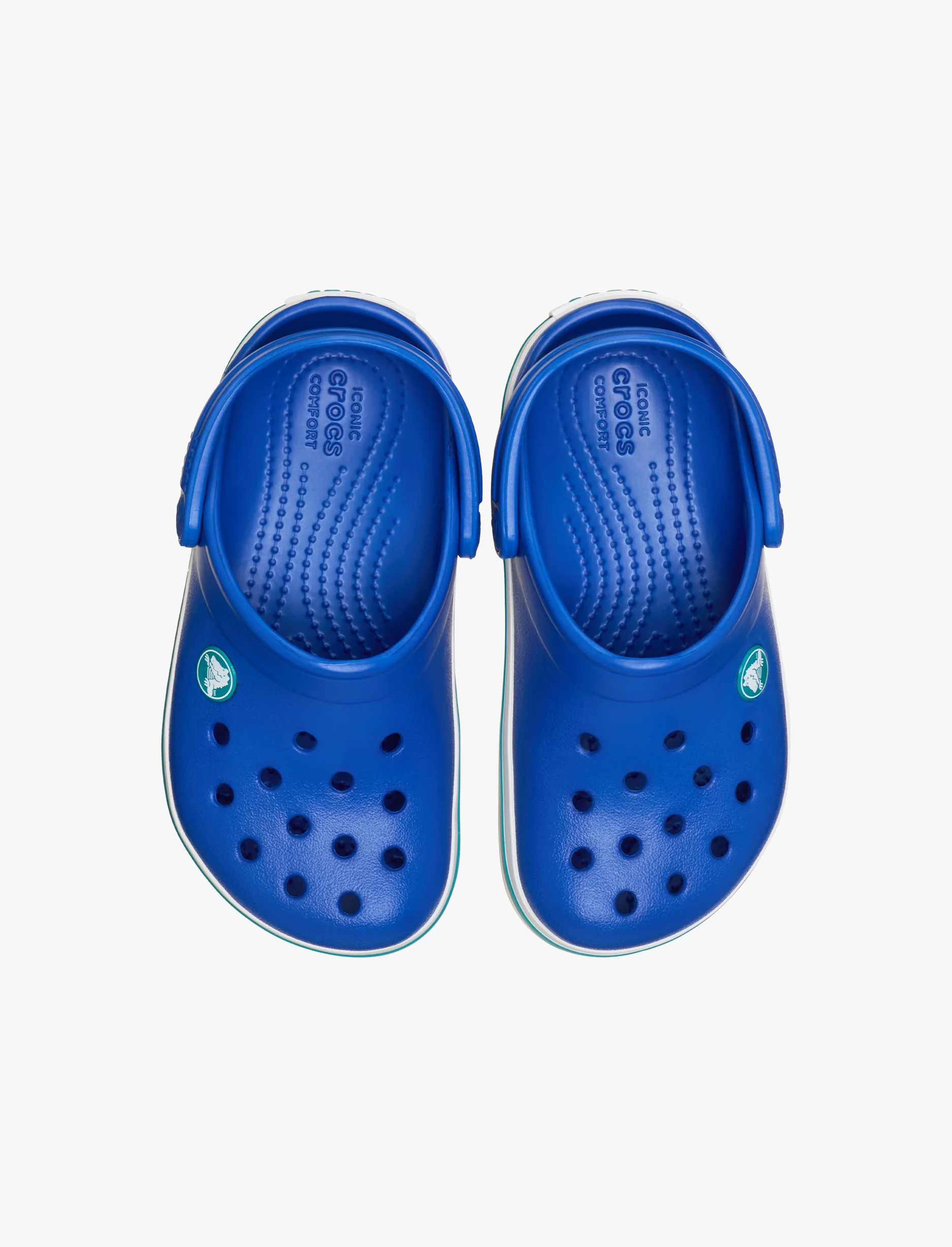 Crocs Crocband Clog K - כפכפי קרוקבנד קרוקס לילדים בצבע כחול בולט/טורבו - Image 4