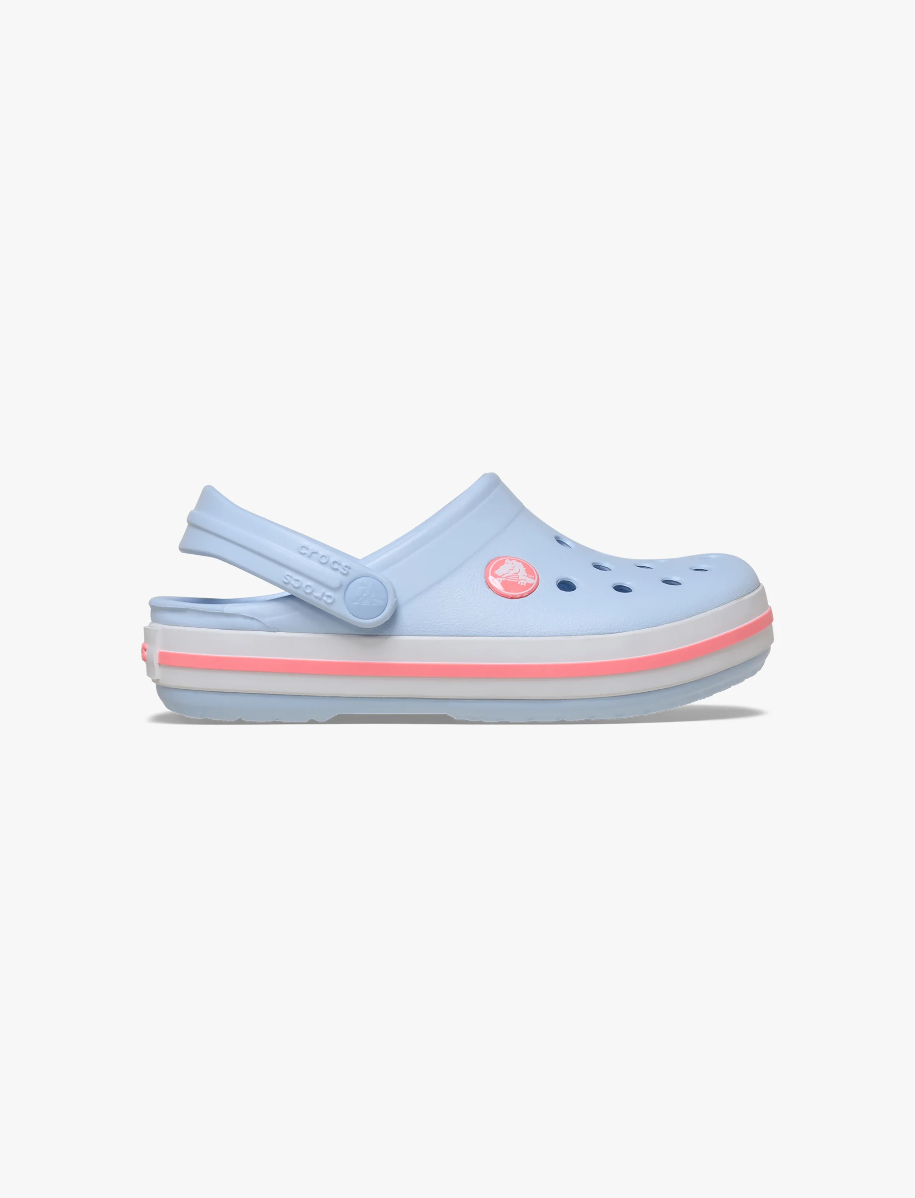 Crocs Crocband Clog K - כפכפי קרוקבנד קרוקס לילדים בצבע כחול פרוסט/גויאבה - Image 2