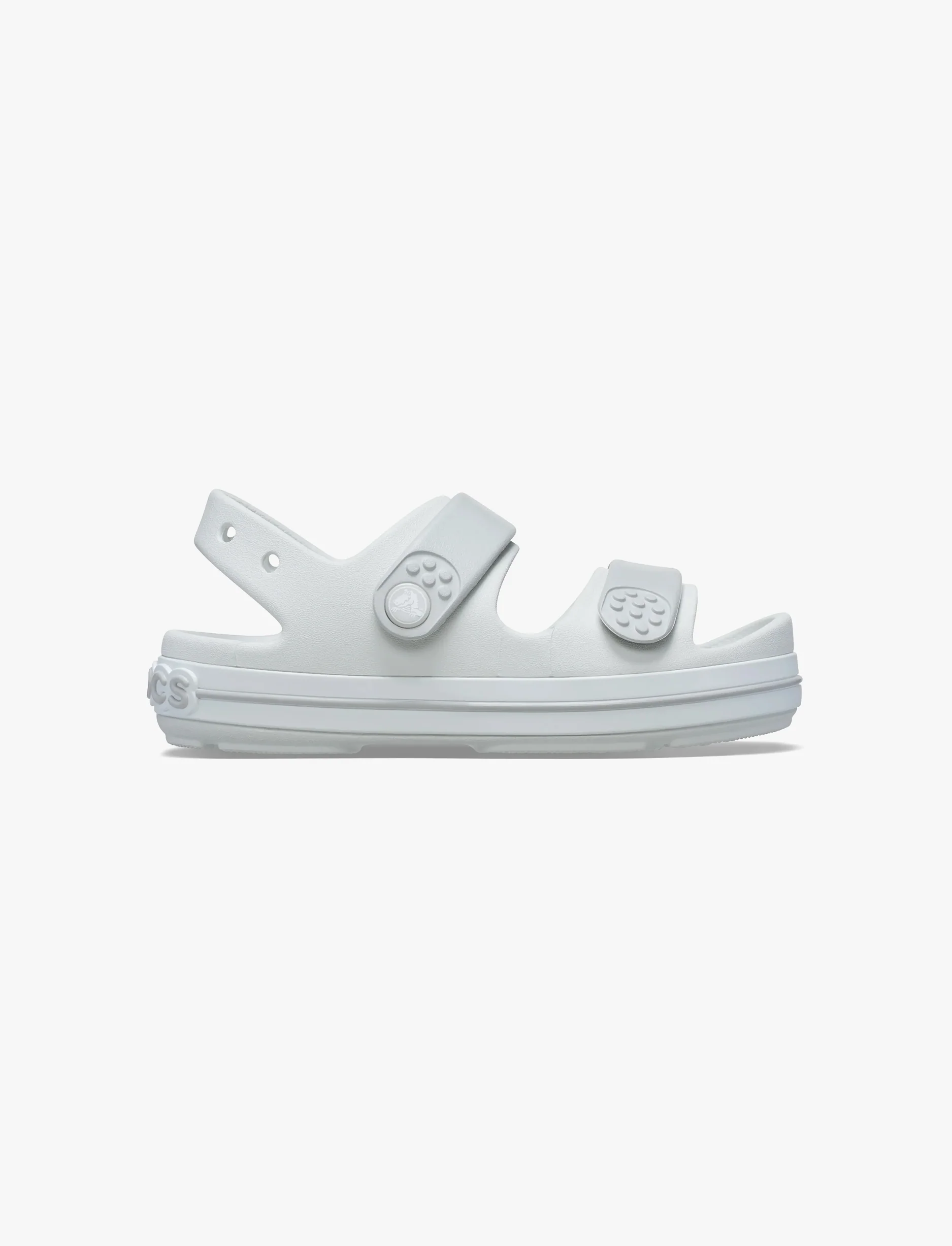 Crocs Crocband Cruiser Sandal K - סנדלי קרוקבנד לילדים בצבע אור ירח/אפור אטמוספי - Image 2