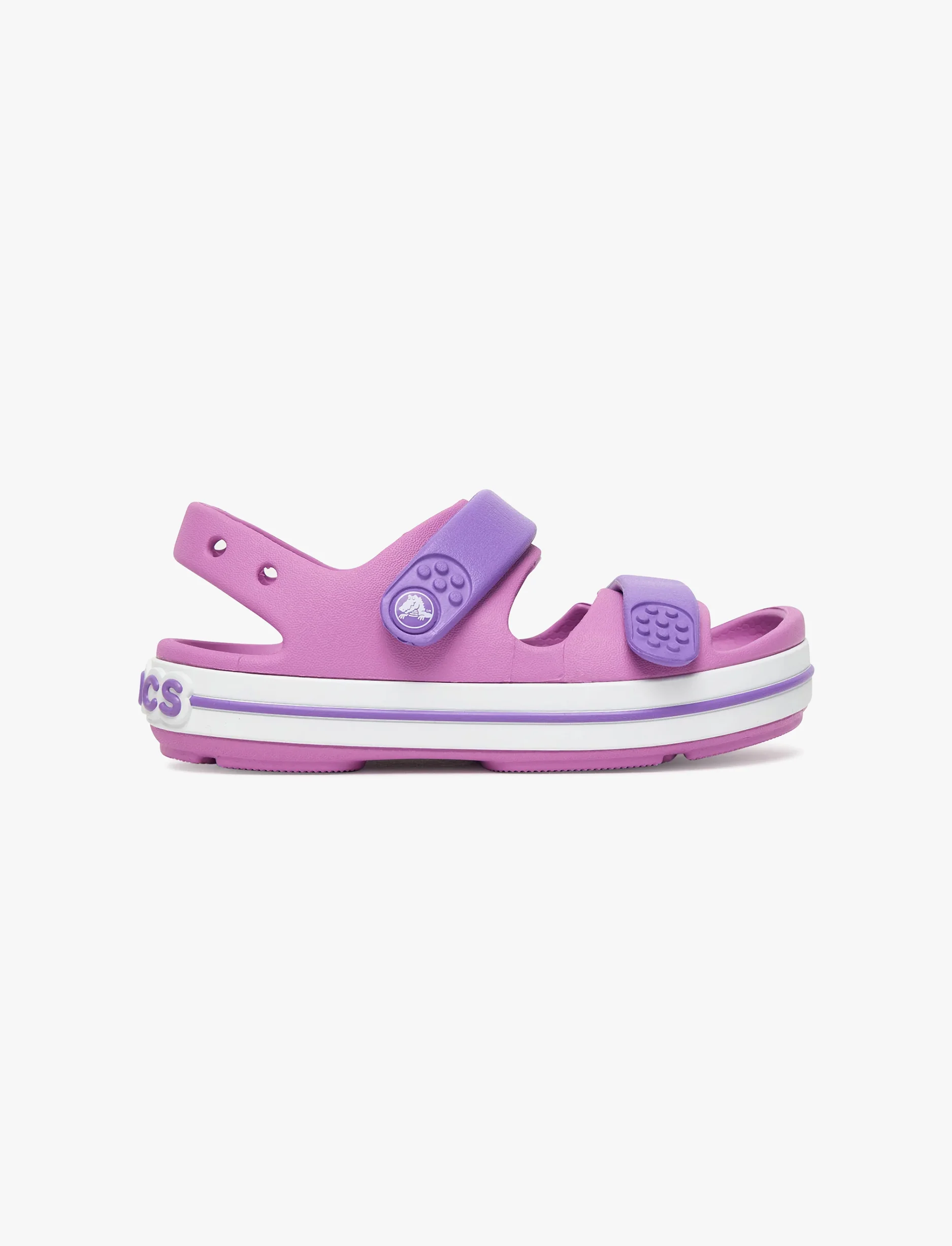 Crocs Crocband Cruiser Sandal T - סנדלי קרוקבנד לילדים בצבע ורוד מידות קטנות - Image 2
