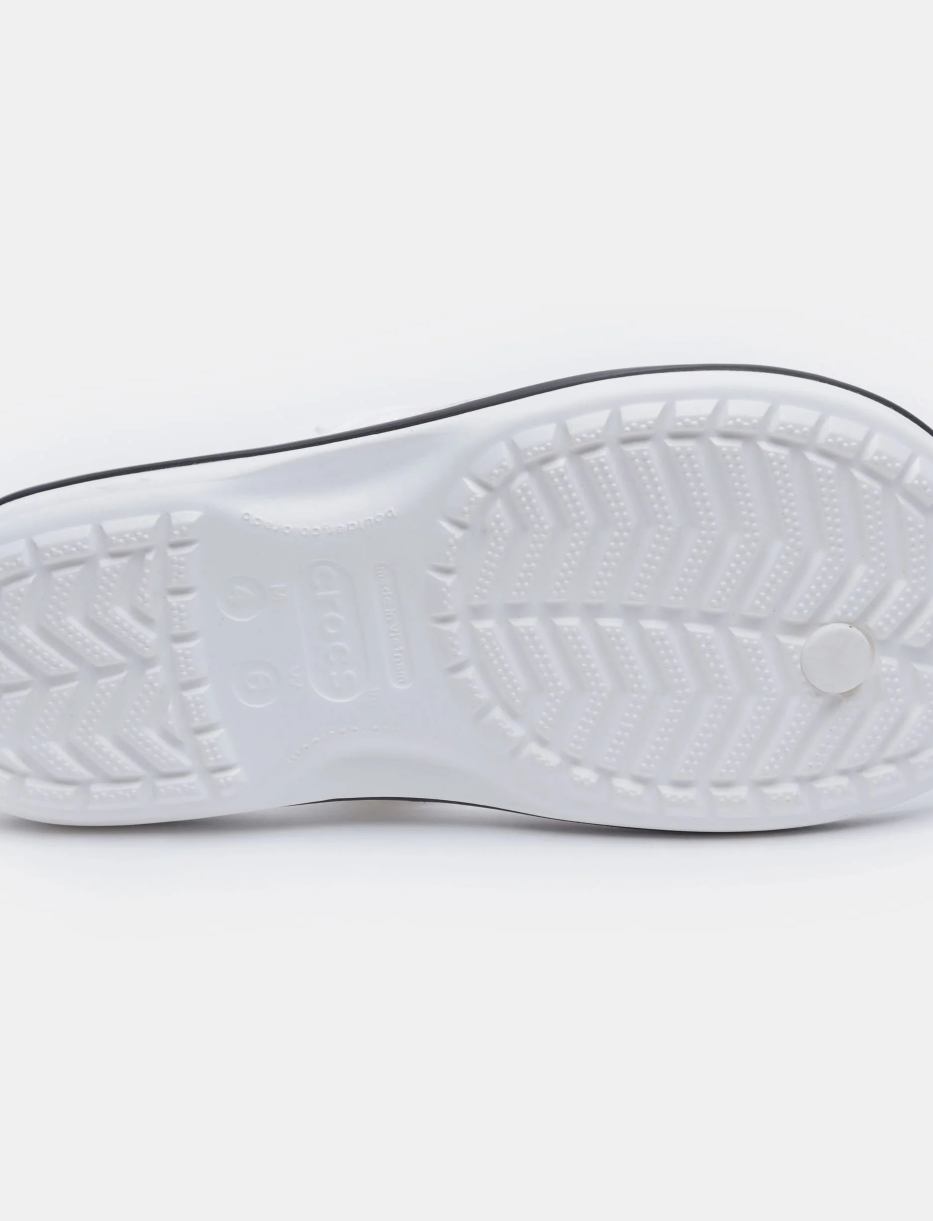 Crocs Crocband Flip - נעלי אצבע קרוקס בצבע לבן - Image 4