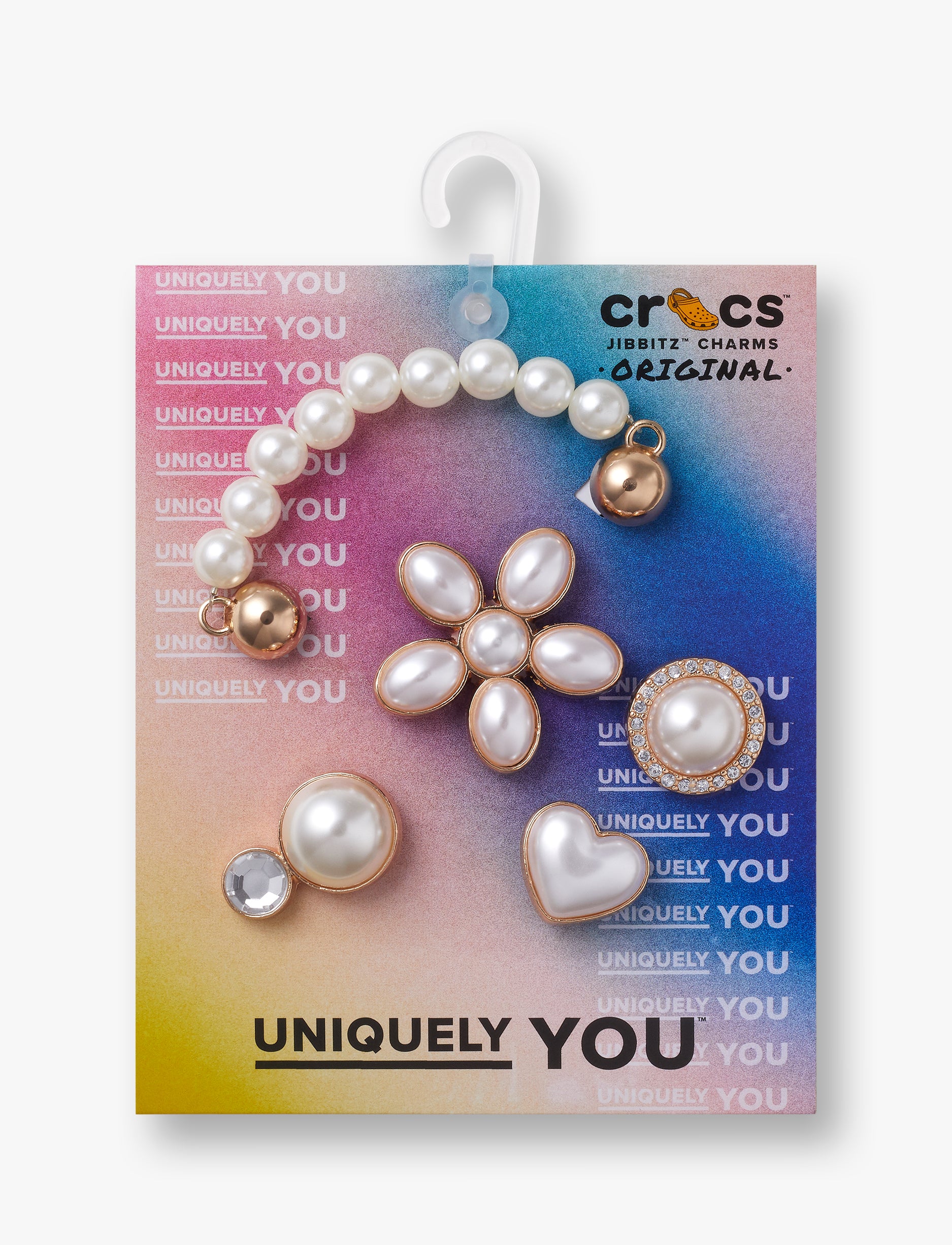 Crocs Jibbitz Dainty Pearl Jewelry - מארז 5 ג'יביטים קרוקס - Image 4