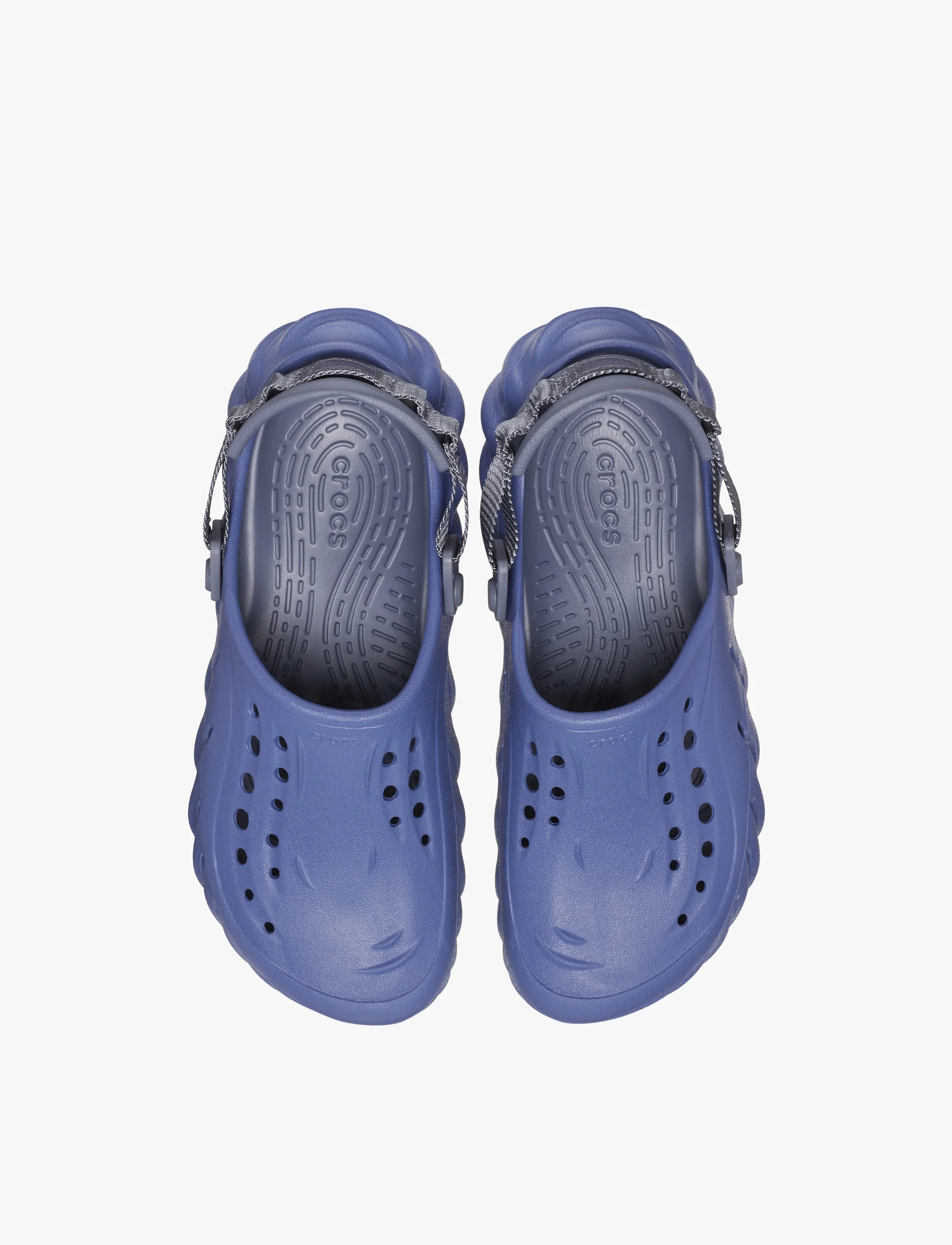 Crocs Echo Clog - כפכפי קלוג אקו קרוקס בצבע כחול ביג'ו - Image 3