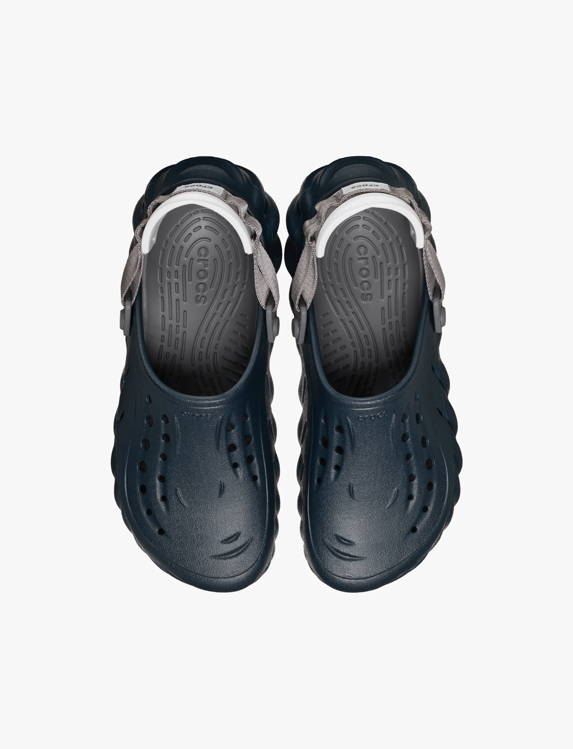 Crocs Echo Clog - כפכפי קלוג אקו קרוקס בצבע כחול חשיכה - Image 4
