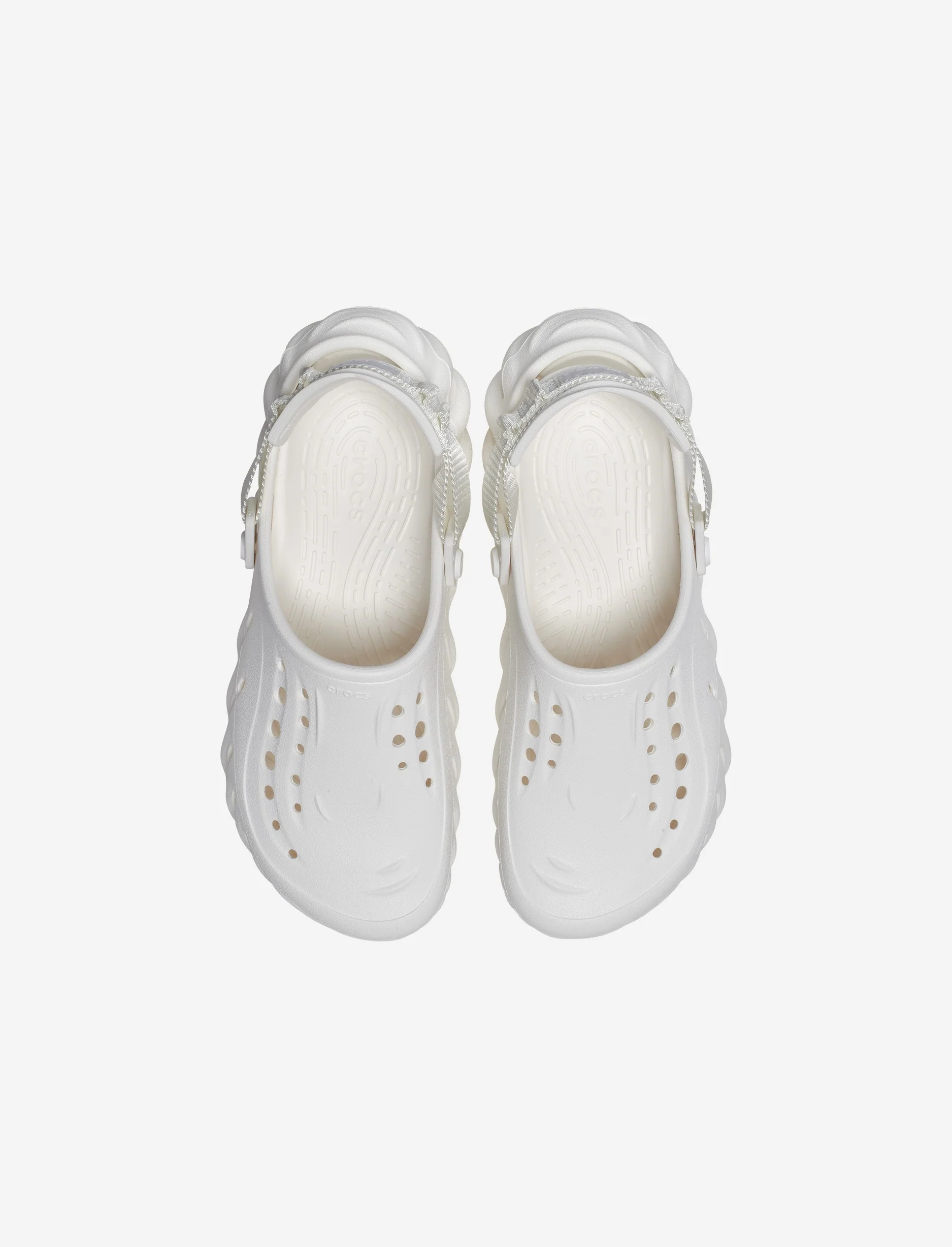 Crocs Echo Clog - כפכפי קלוג אקו קרוקס בצבע לבן - Image 3
