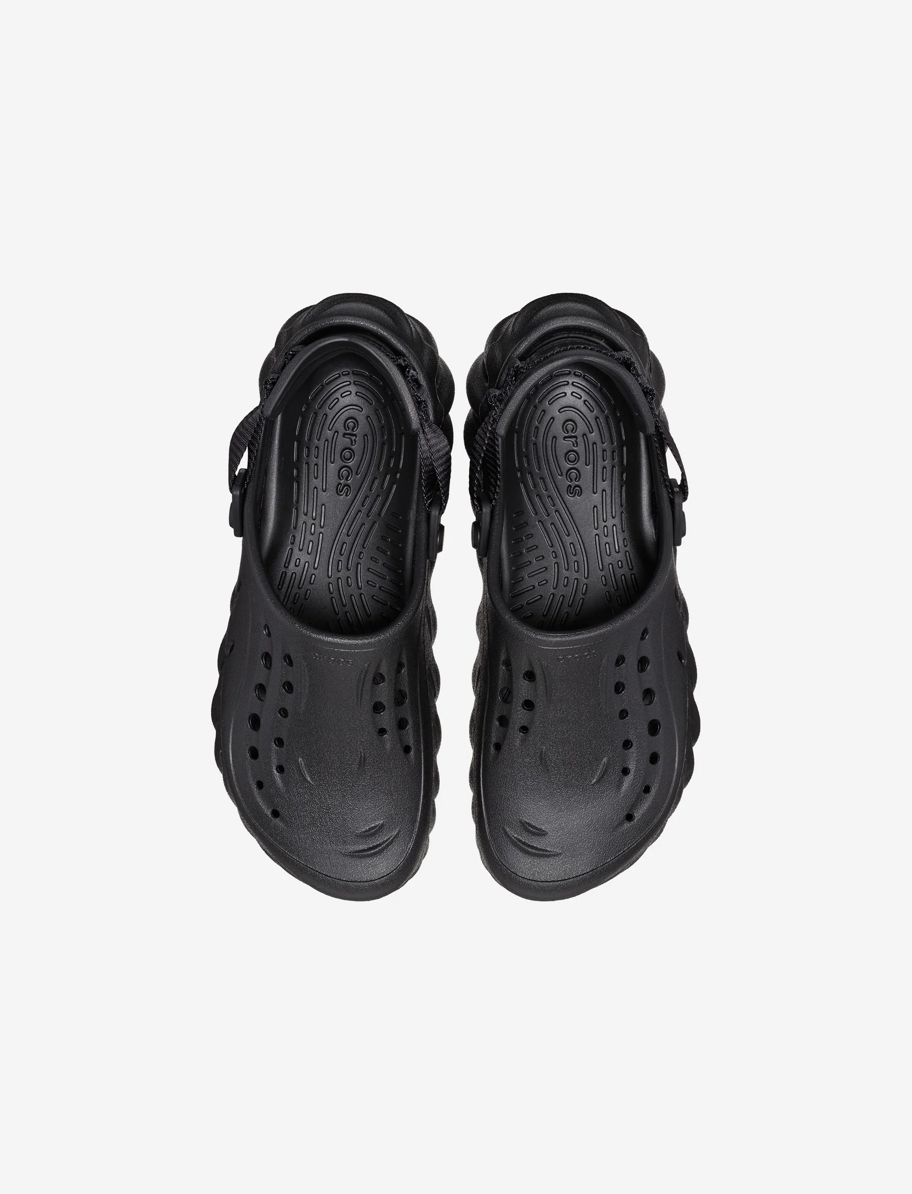 Crocs Echo Clog - כפכפי קלוג אקו קרוקס בצבע שחור - Image 3