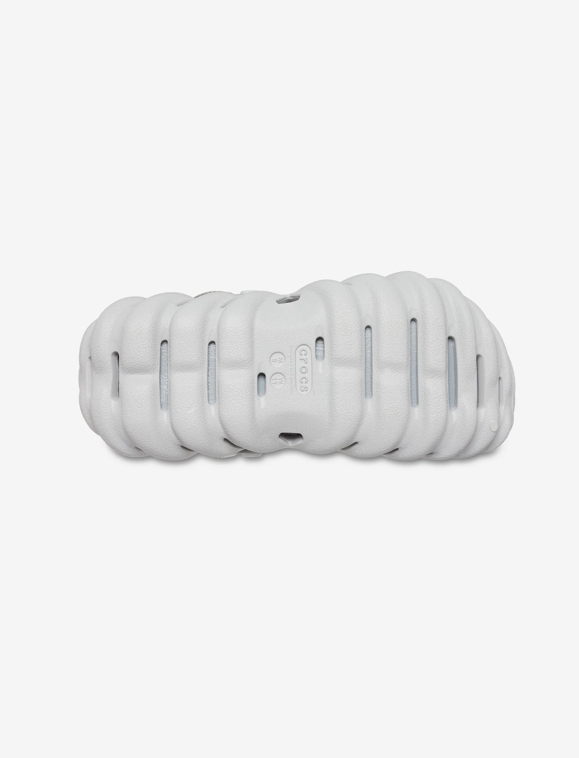 Crocs Echo Clog - כפכפי קלוג אקו קרוקס בצבע אפור בהיר - Image 6
