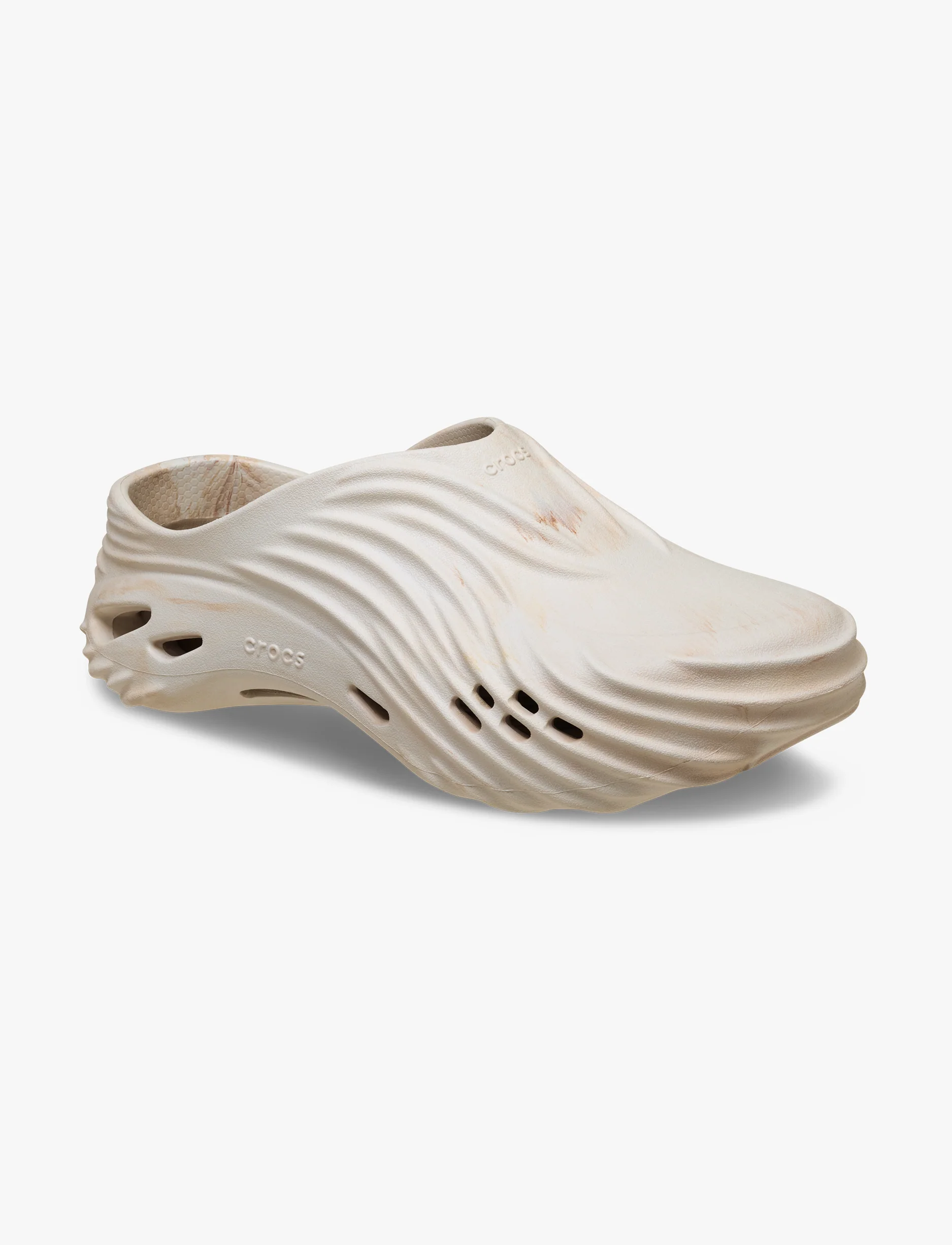 Crocs Echo Marbled Wave - כפכפי קרוקס אקו קלוג בצבע בון/מולטי