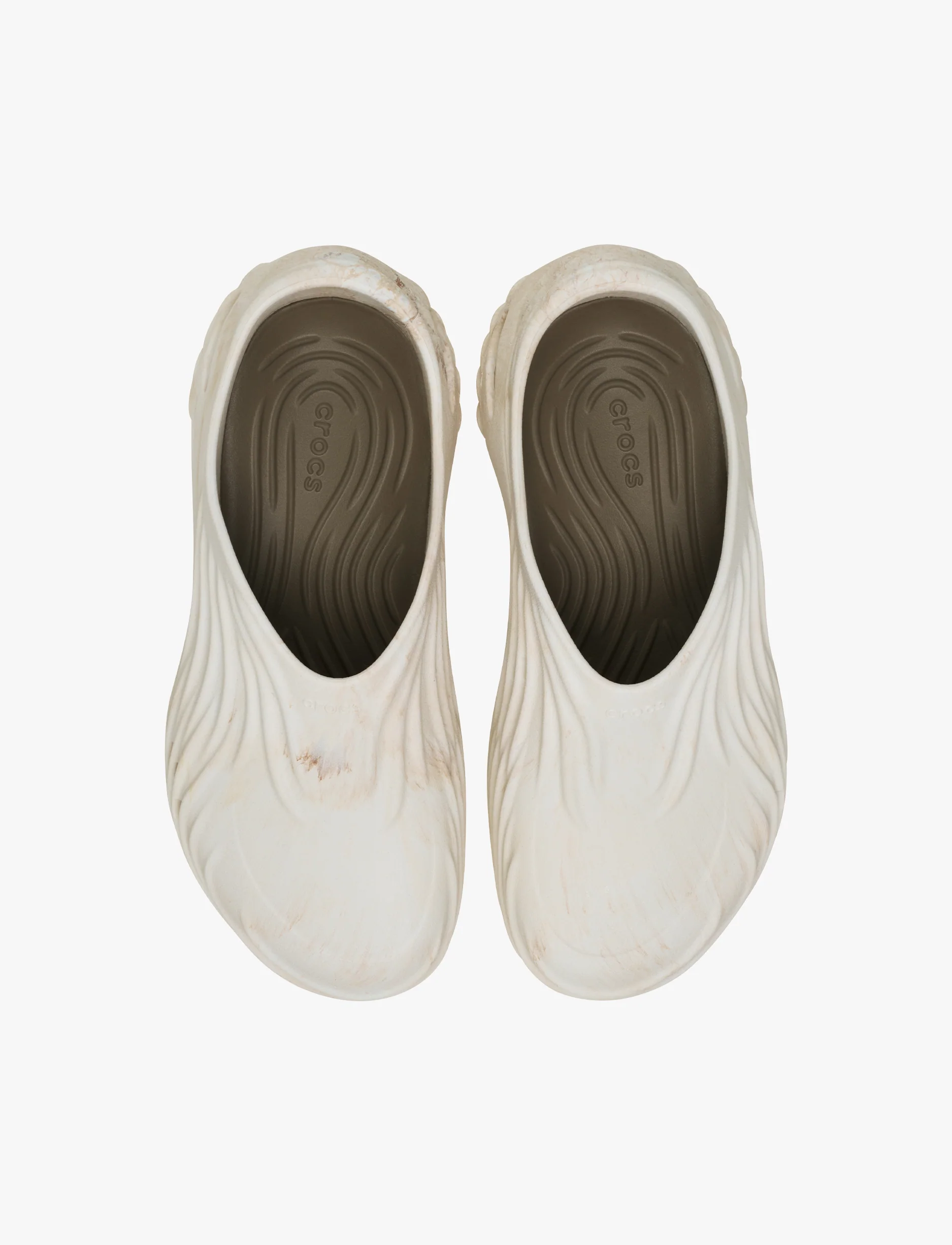 Crocs Echo Marbled Wave - כפכפי קרוקס אקו קלוג בצבע בון/מולטי - Image 4