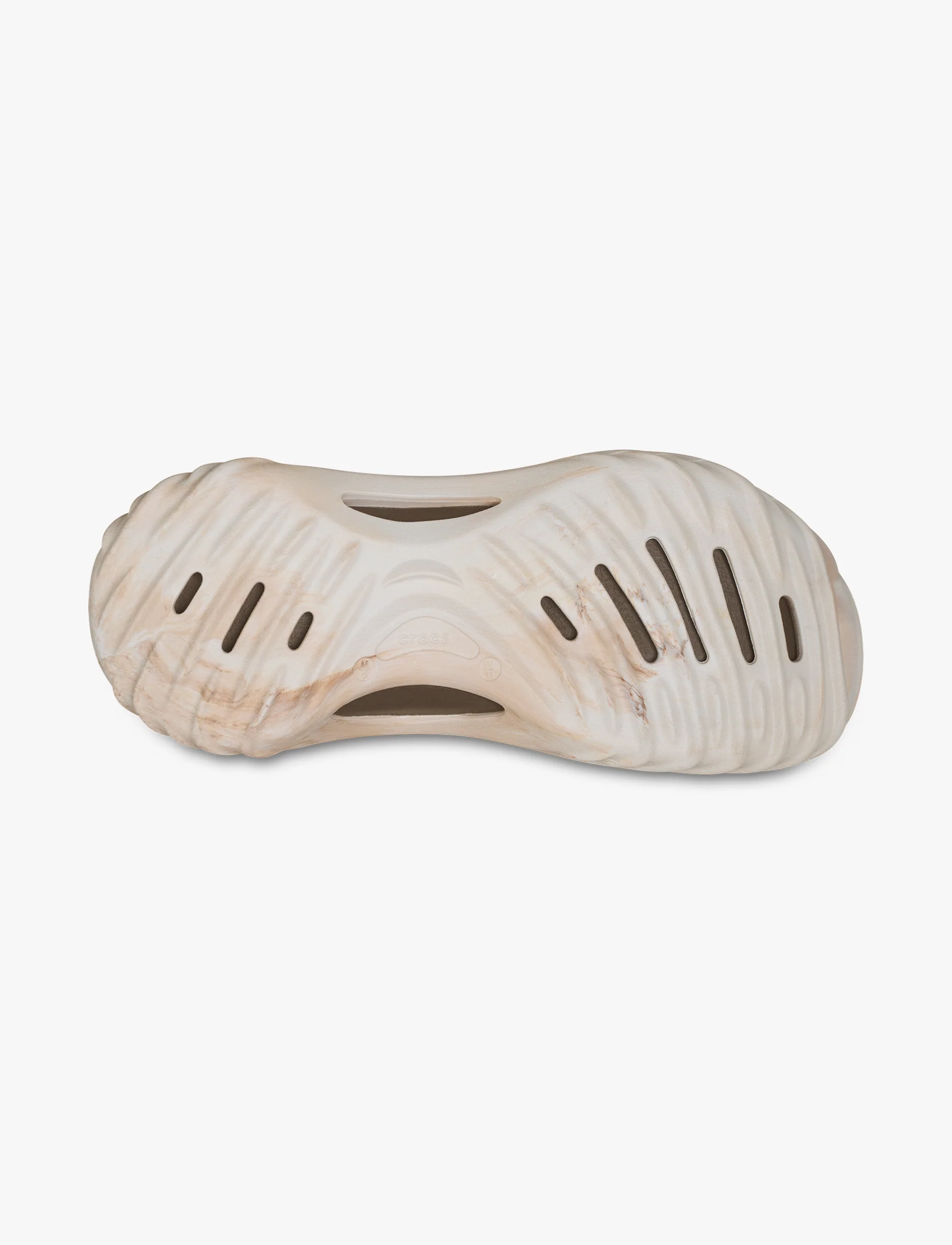 Crocs Echo Marbled Wave - כפכפי קרוקס אקו קלוג בצבע בון/מולטי - Image 7