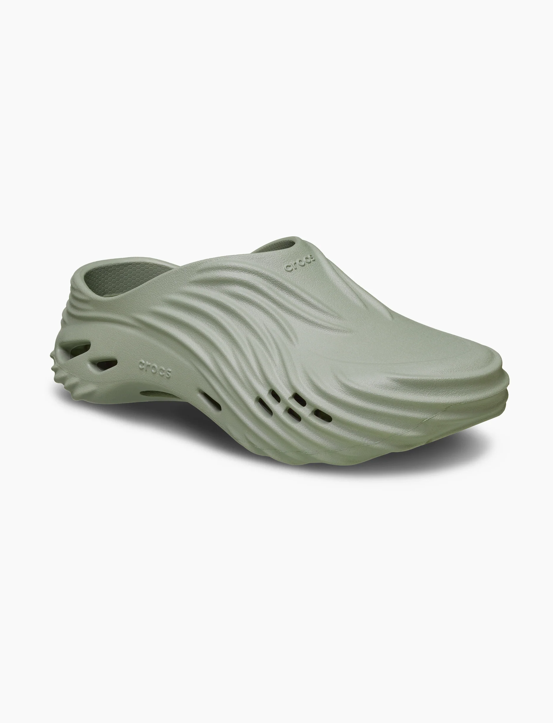 Crocs Echo Wave -  כפכפי קרוקס אקו וויב בצבע אפור