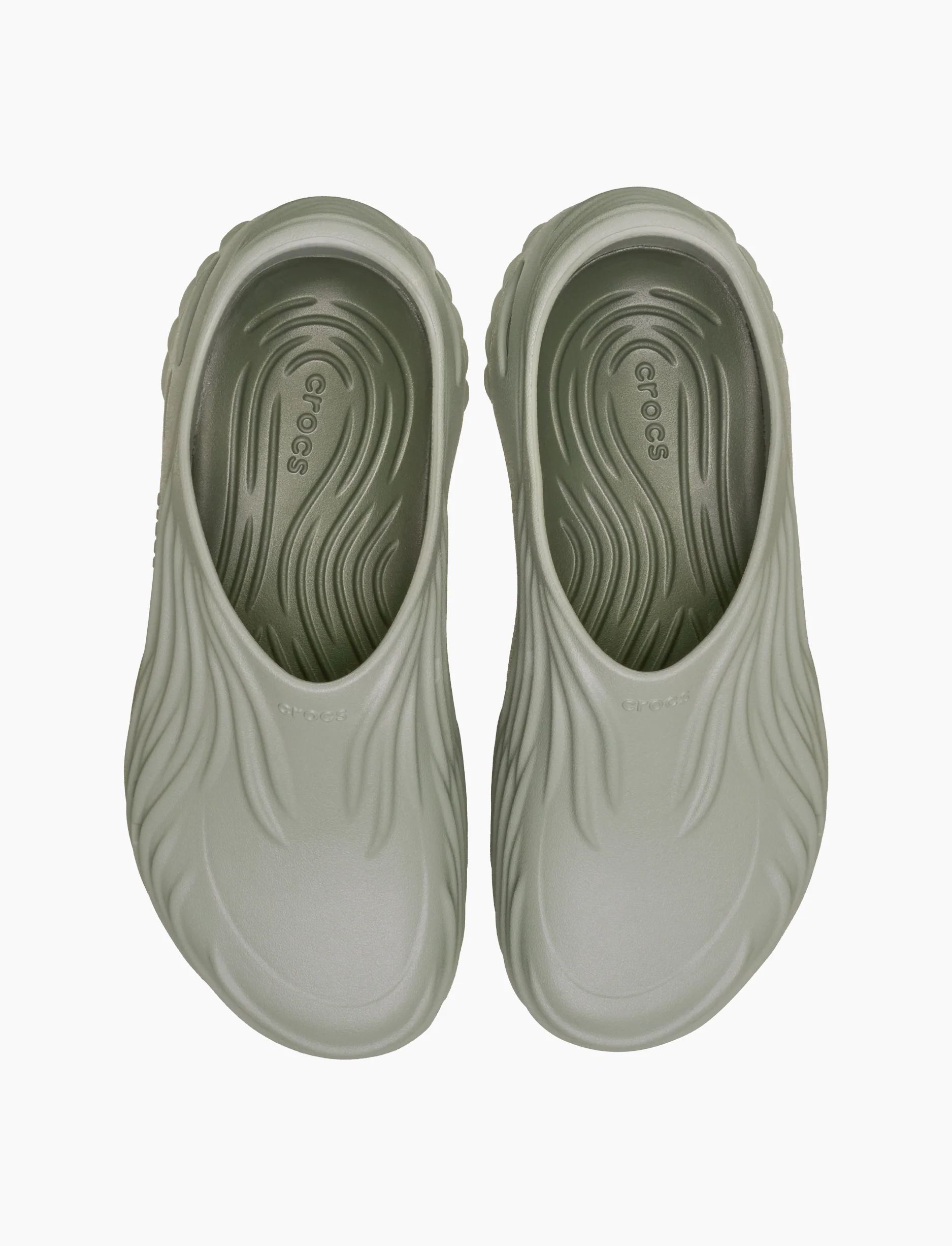 Crocs Echo Wave -  כפכפי קרוקס אקו וויב בצבע אפור - Image 4