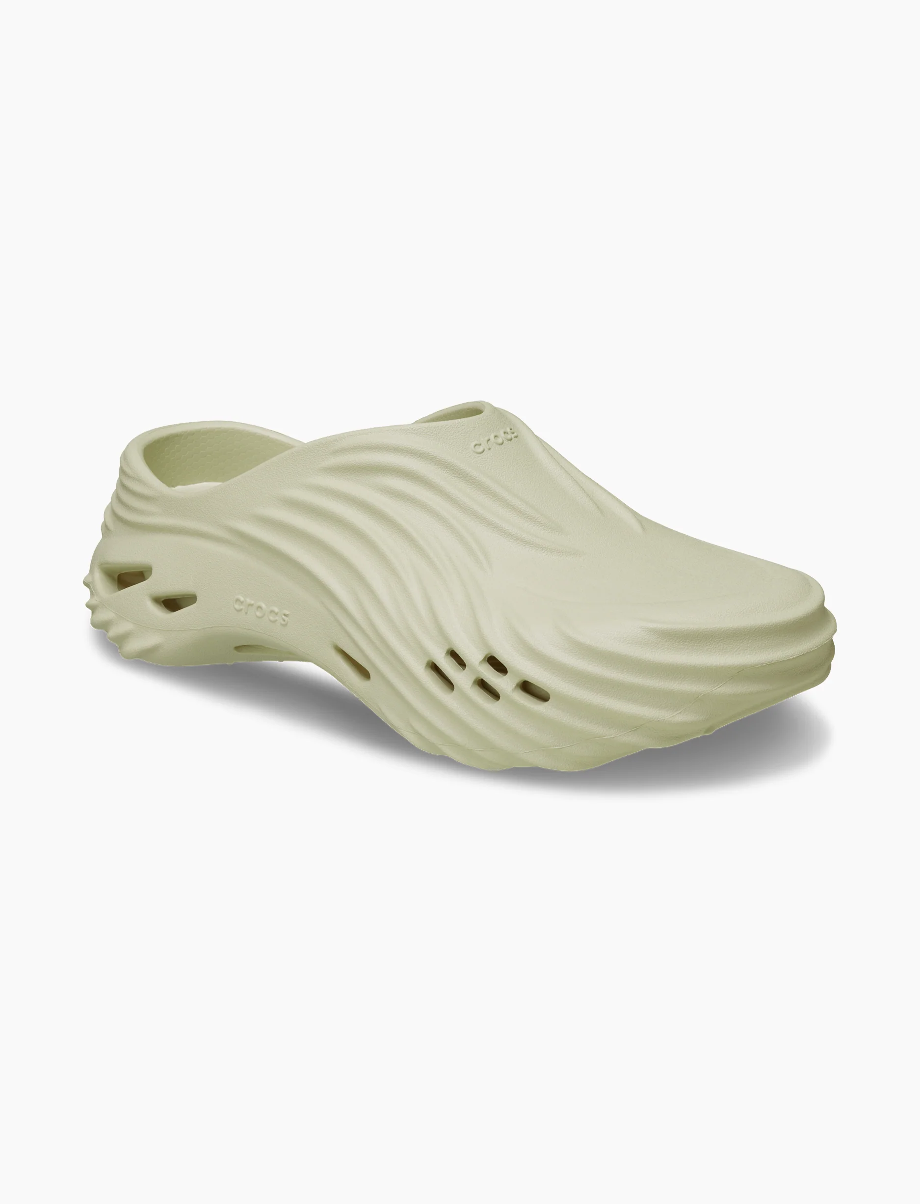 Crocs Echo Wave - כפכפי קרוקס אקו וויב בצבע קרם