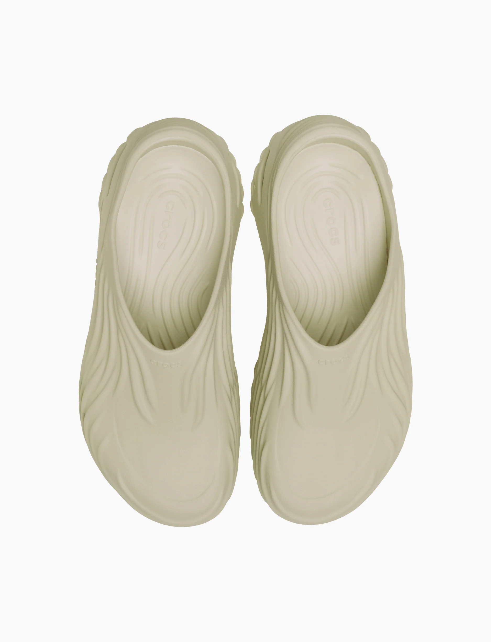 Crocs Echo Wave - כפכפי קרוקס אקו וויב בצבע קרם - Image 4